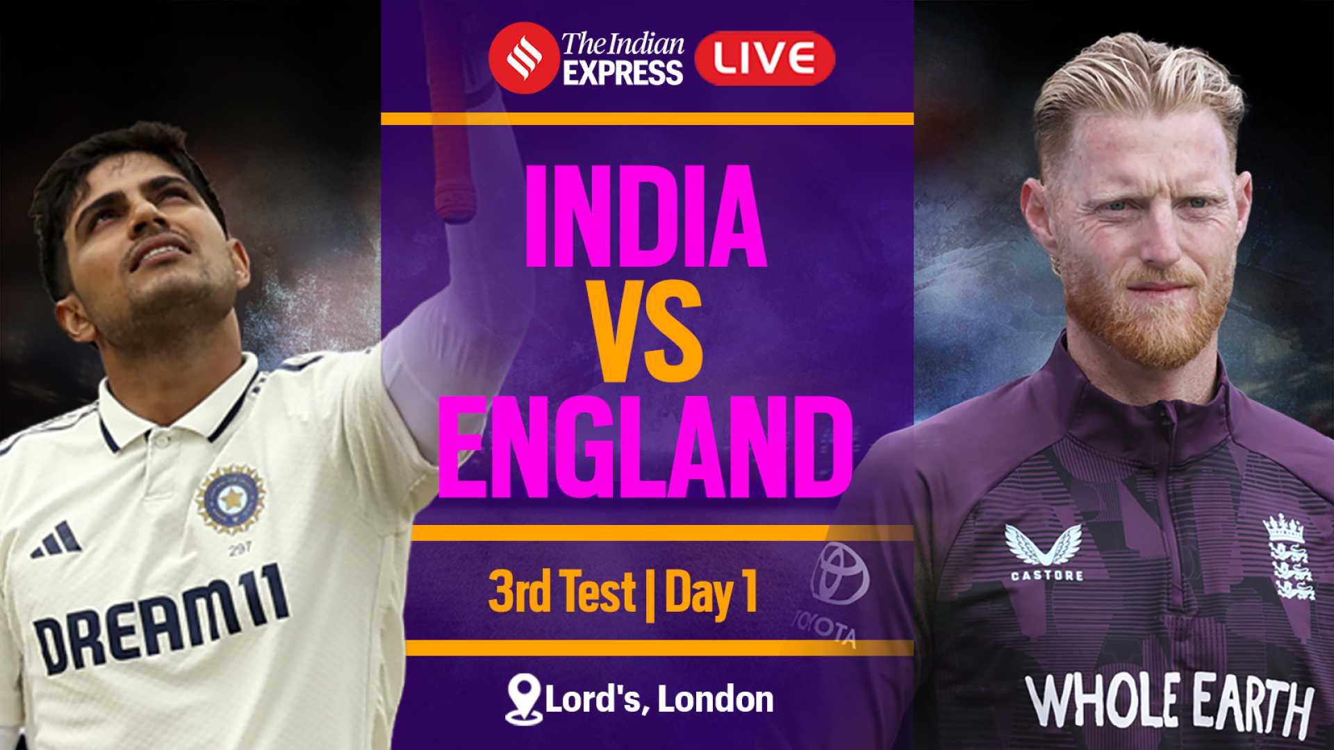 India Vs England 3rd Test Lord's