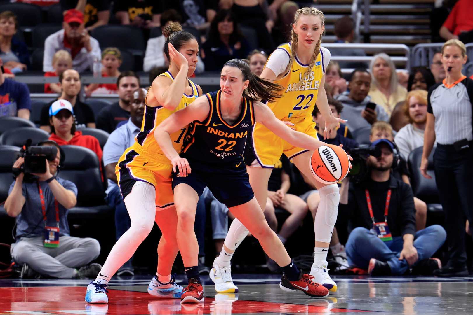 Indiana Fever Vs Los Angeles Sparks Basketball
