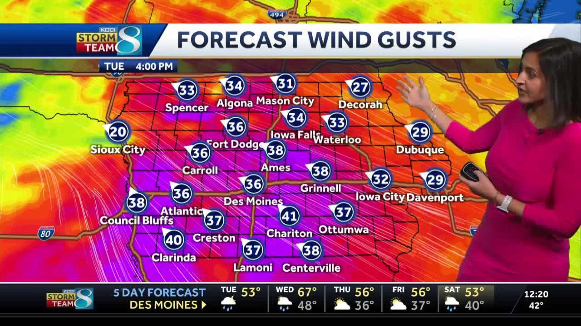 Iowa Thunderstorms Weather Forecast