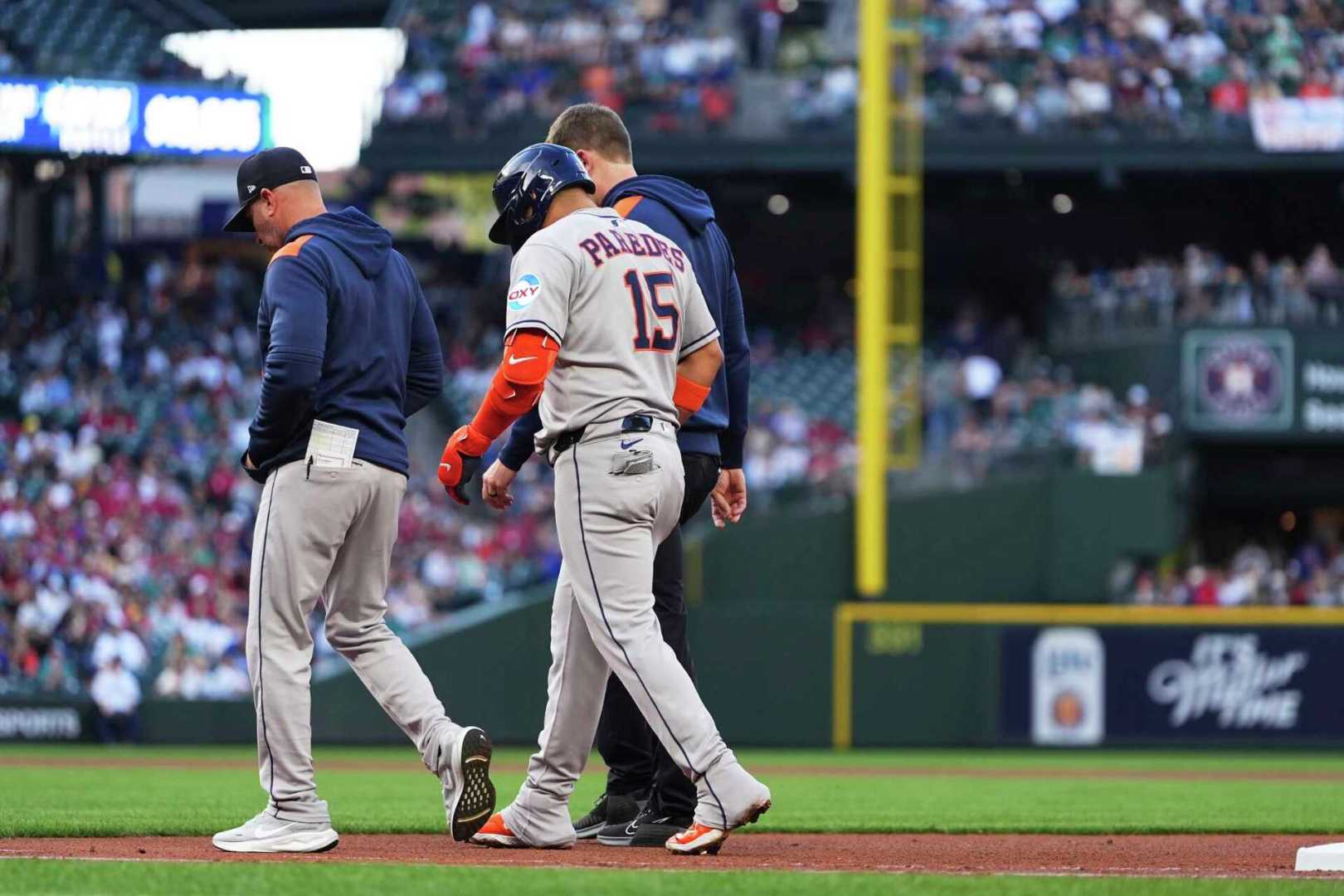 Isaac Paredes Houston Astros Injury