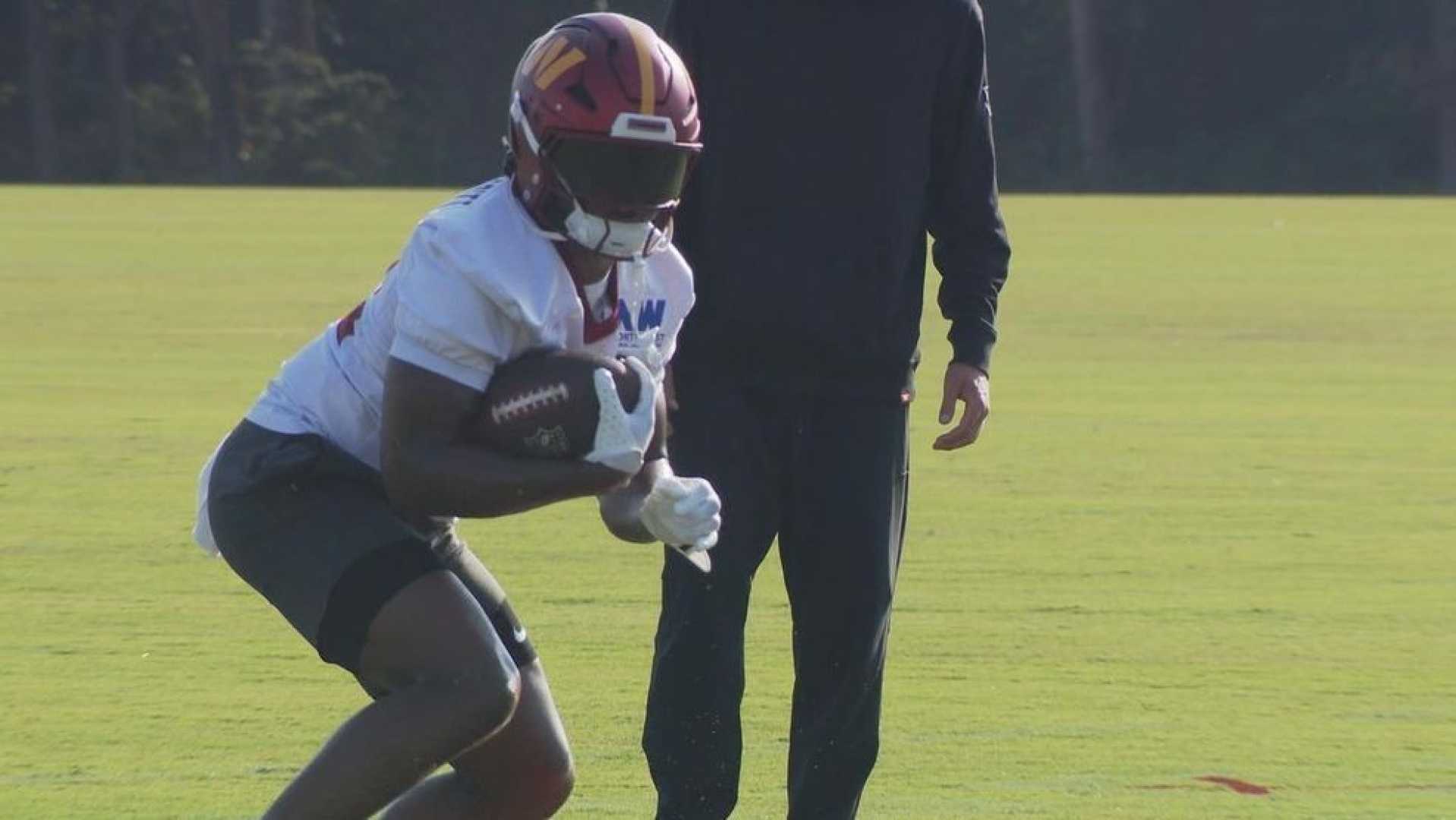 Jacory Croskey Merritt Washington Commanders Training Camp