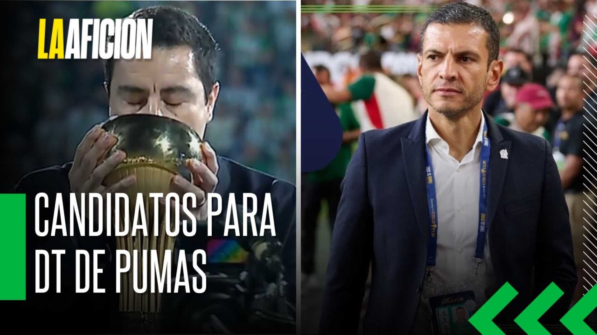 Jaime Lozano Efraín Juárez Pumas Pachuca