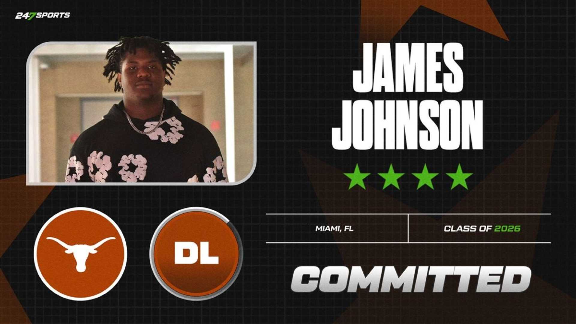 James Johnson Defensive Lineman Commitment Texas