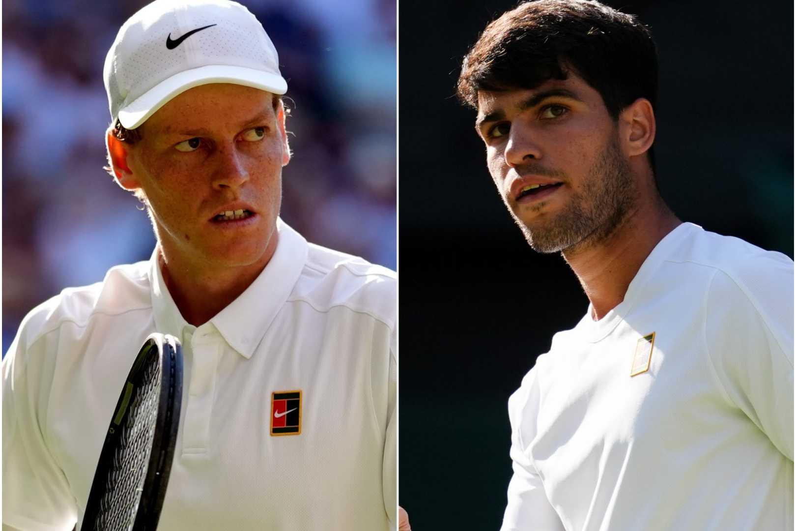 Jannik Sinner Carlos Alcaraz Wimbledon Final
