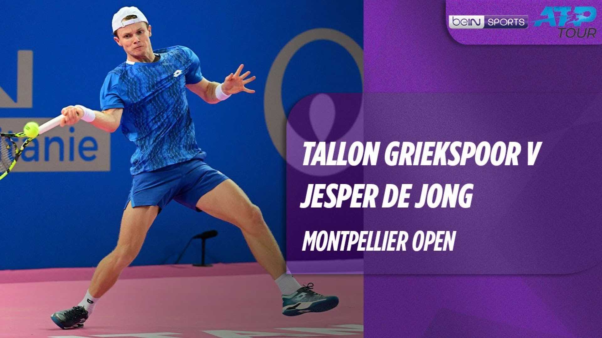 Jesper De Jong Tallon Griekspoor Tennis Match
