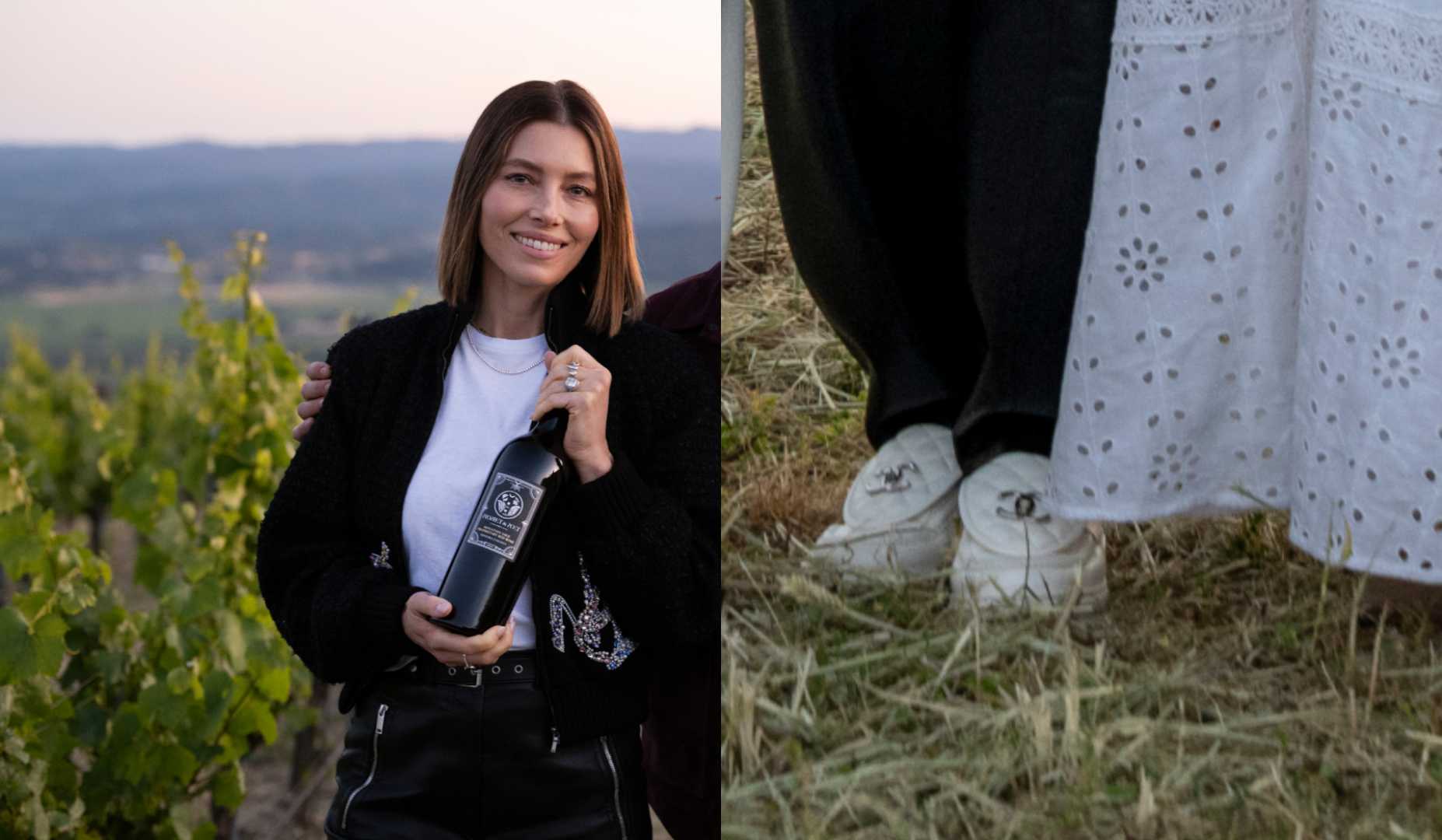 Jessica Biel Wine Label Launch