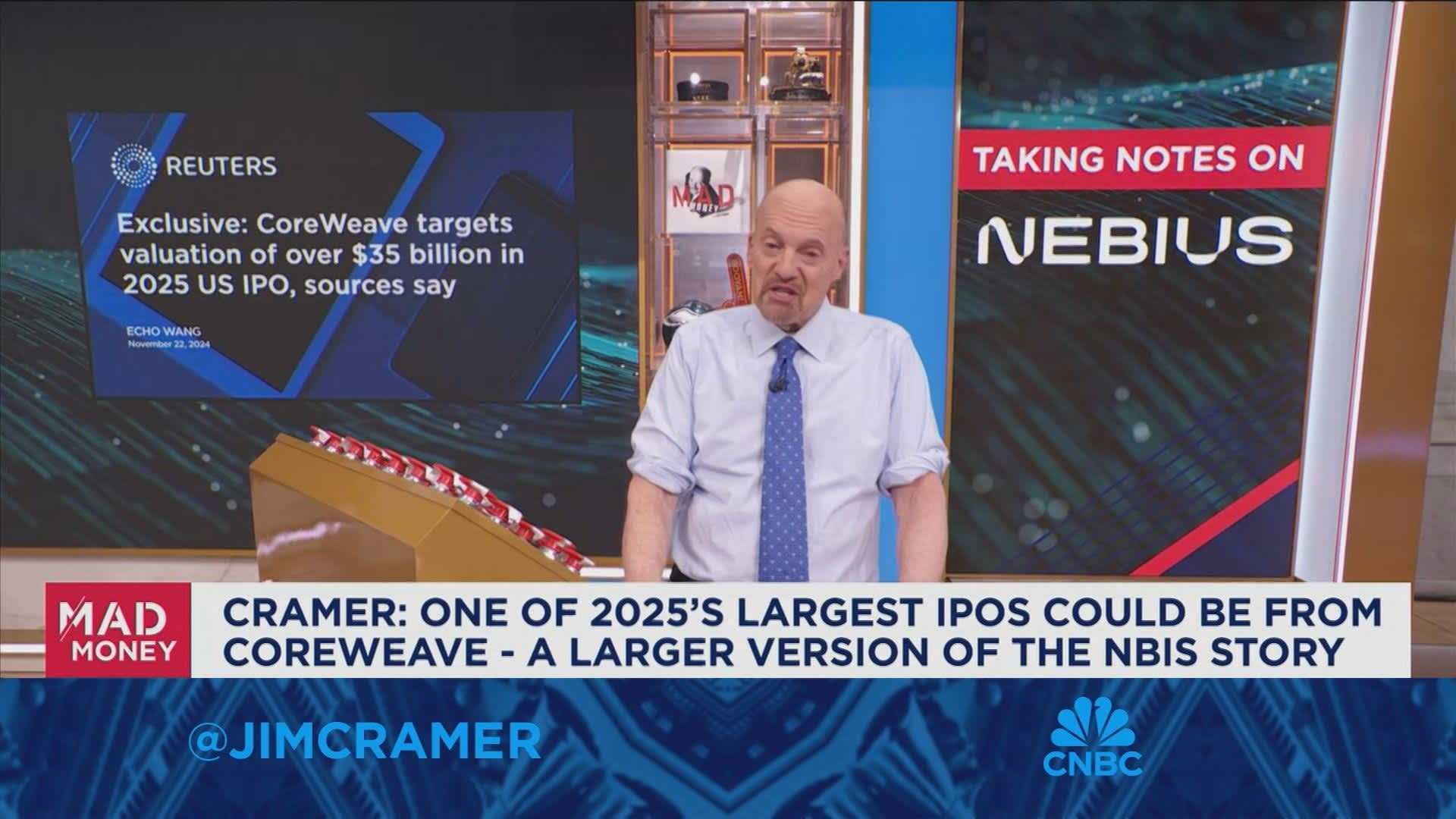 Jim Cramer Coreweave Nebius