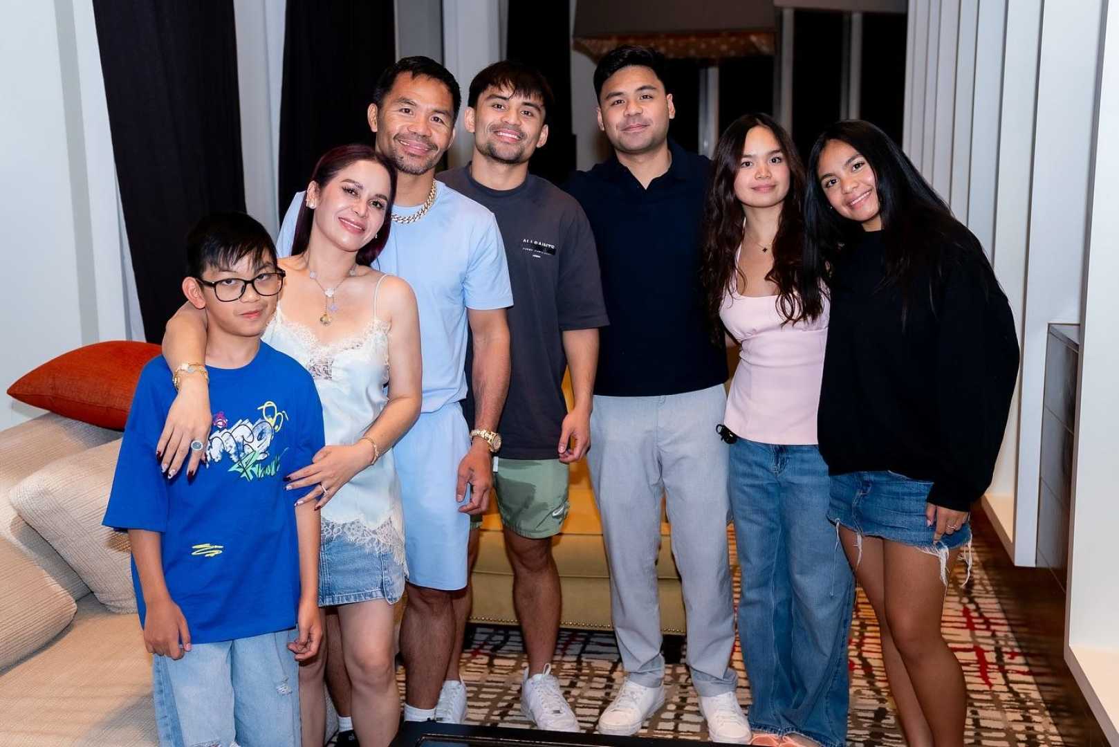 Jinkee Pacquiao Family Las Vegas Reunion