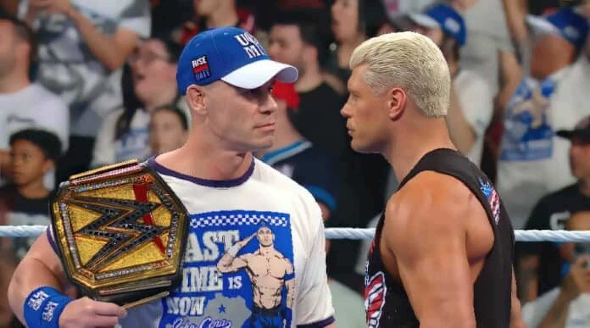 John Cena Cody Rhodes Wrestling Contract Signing