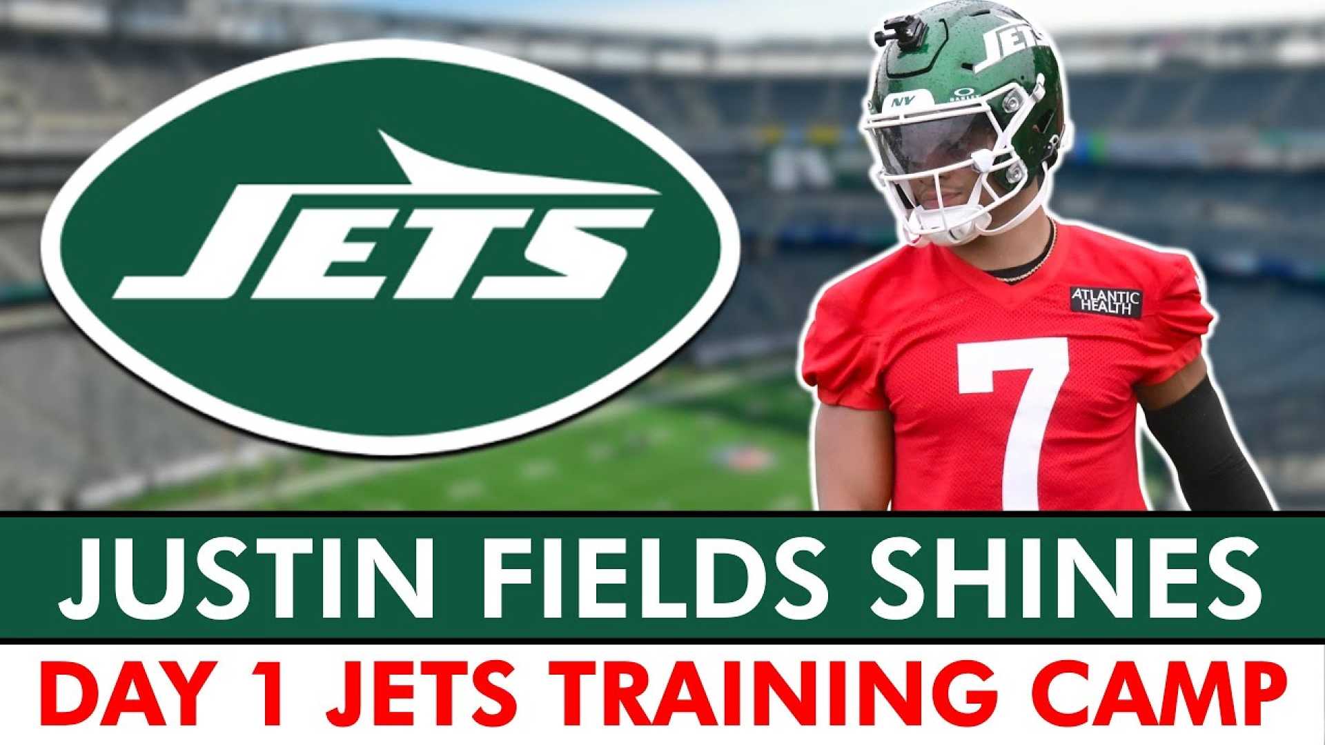 Justin Fields Jets Training Camp