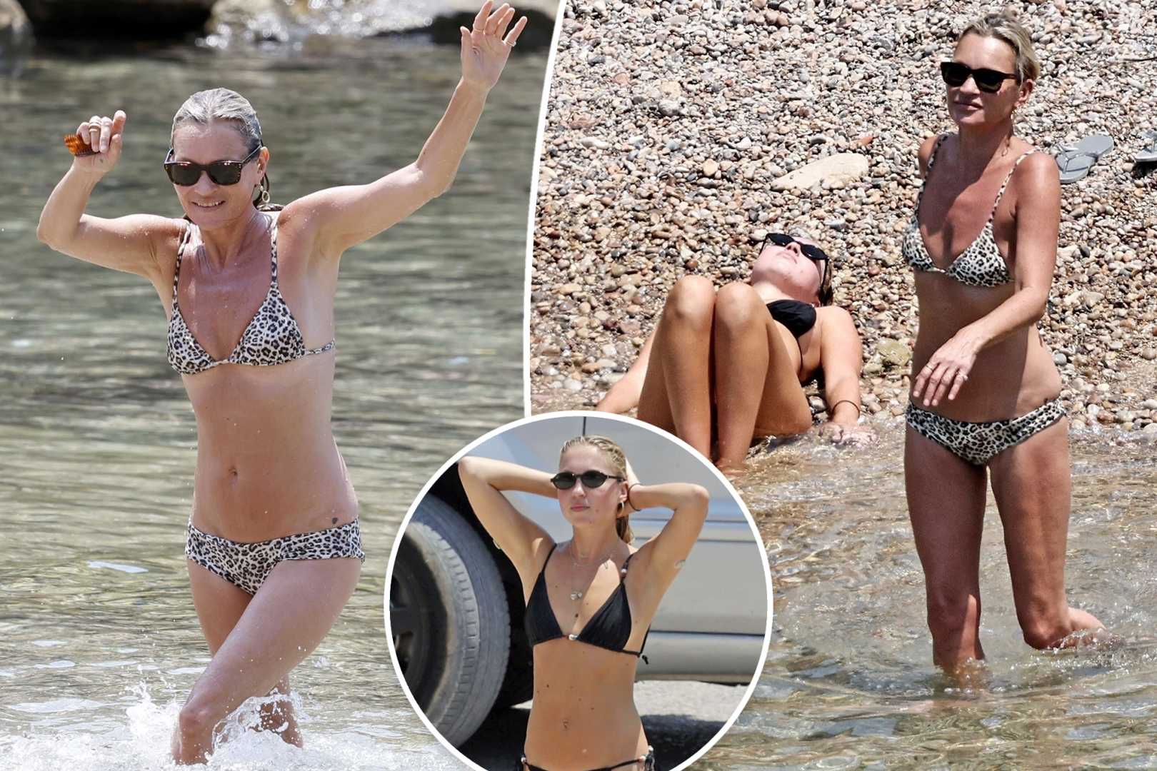 Kate Moss Lila Ibiza Beach