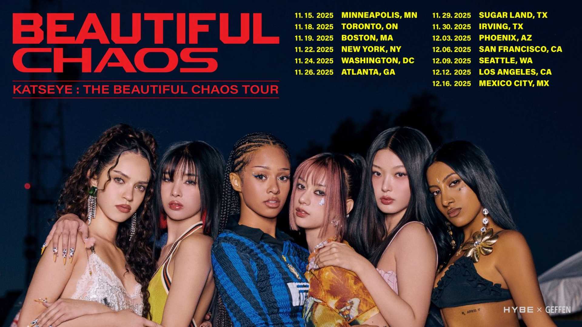 Katseye K Pop Group Tour Announcement