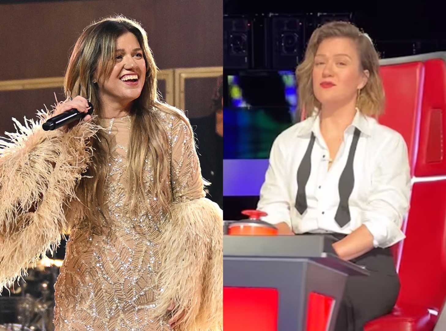 Kelly Clarkson Bob Haircut The Voice