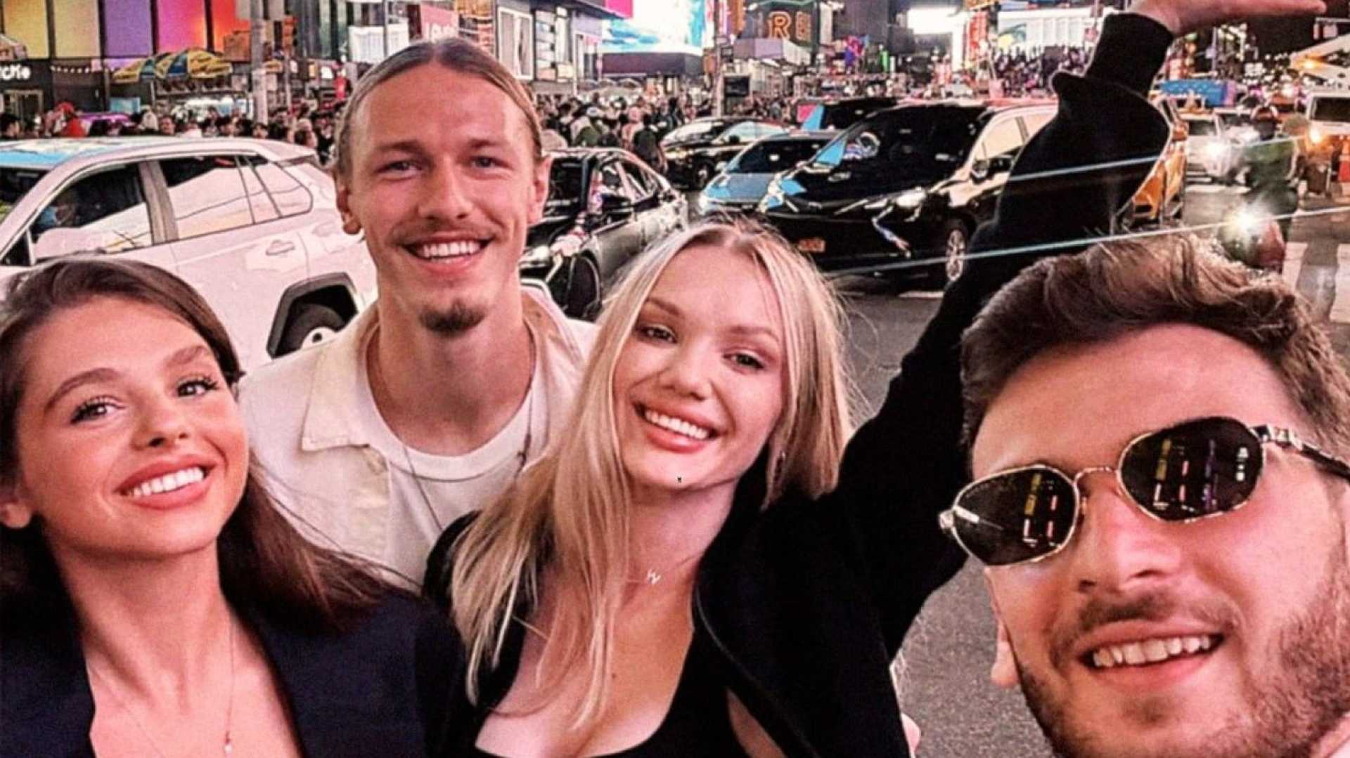 Khvicha Kvaratskhelia And Matvei Safonov In New York