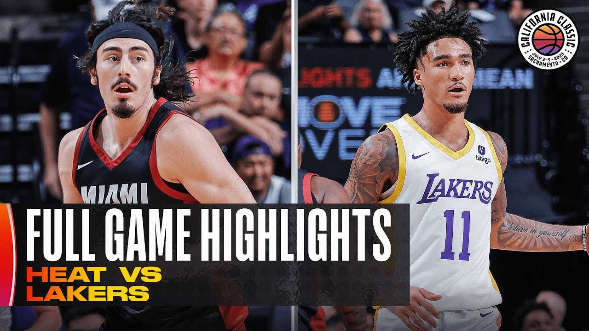 Lakers Vs Heat Summer League California Classic