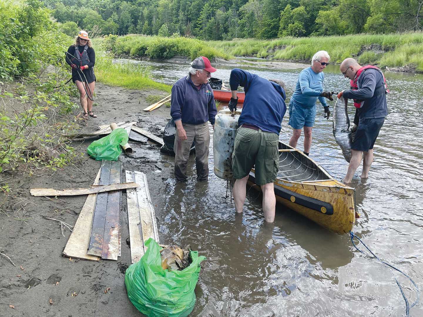 Lamoille River Cleanup Volunteers