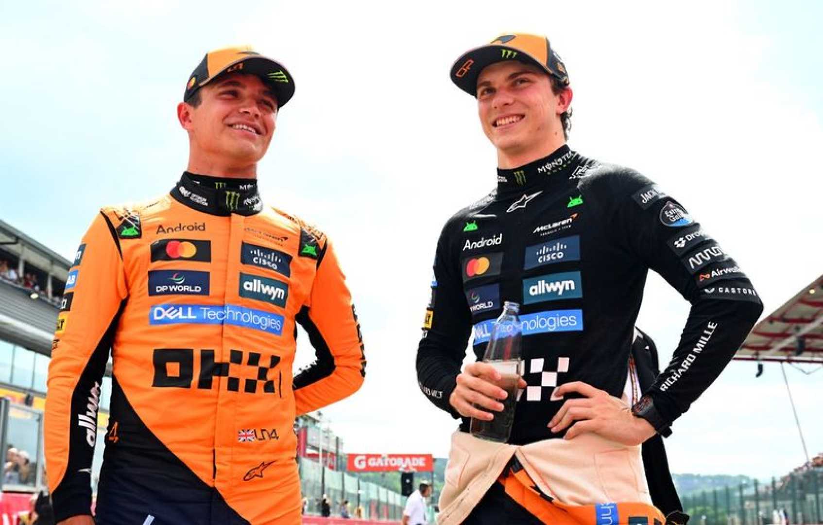 Lando Norris And Oscar Piastri Belgian Grand Prix 2025