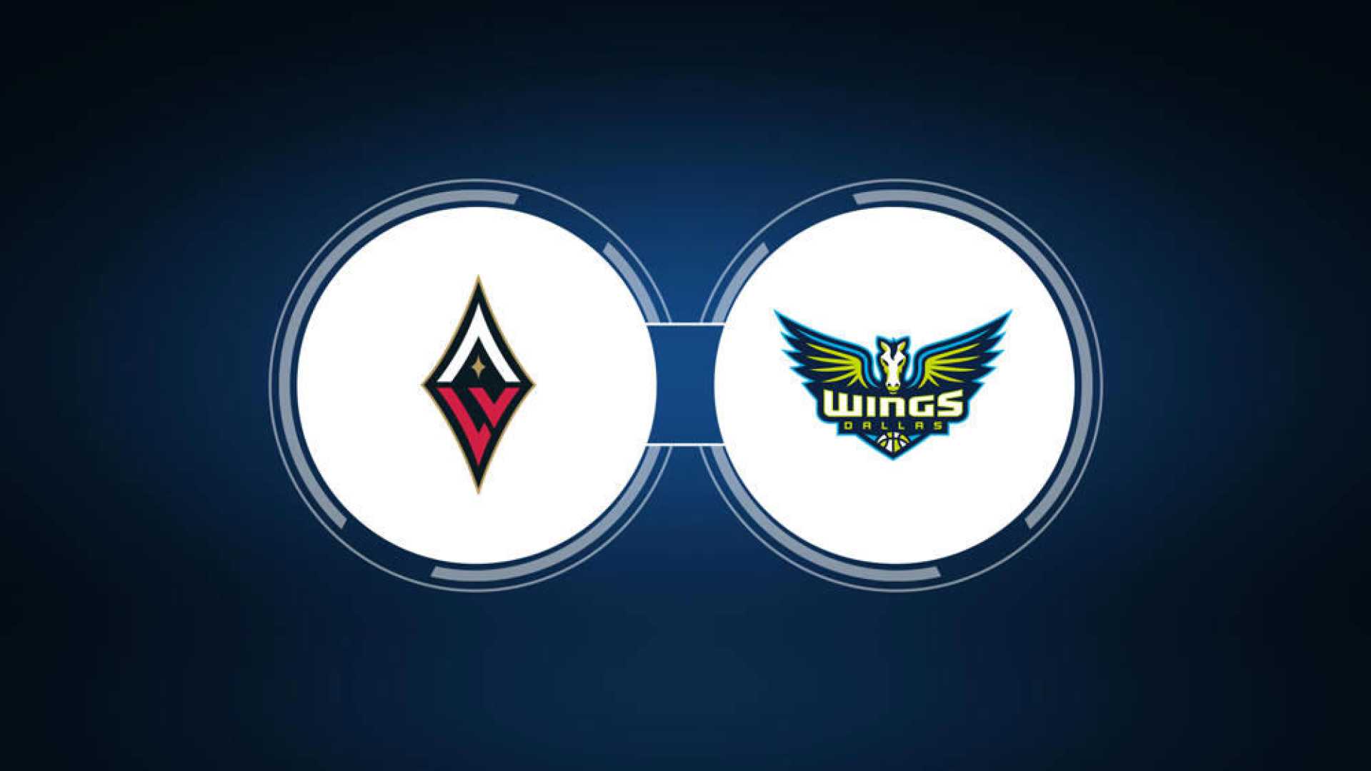 Las Vegas Aces Dallas Wings Basketball Matchup