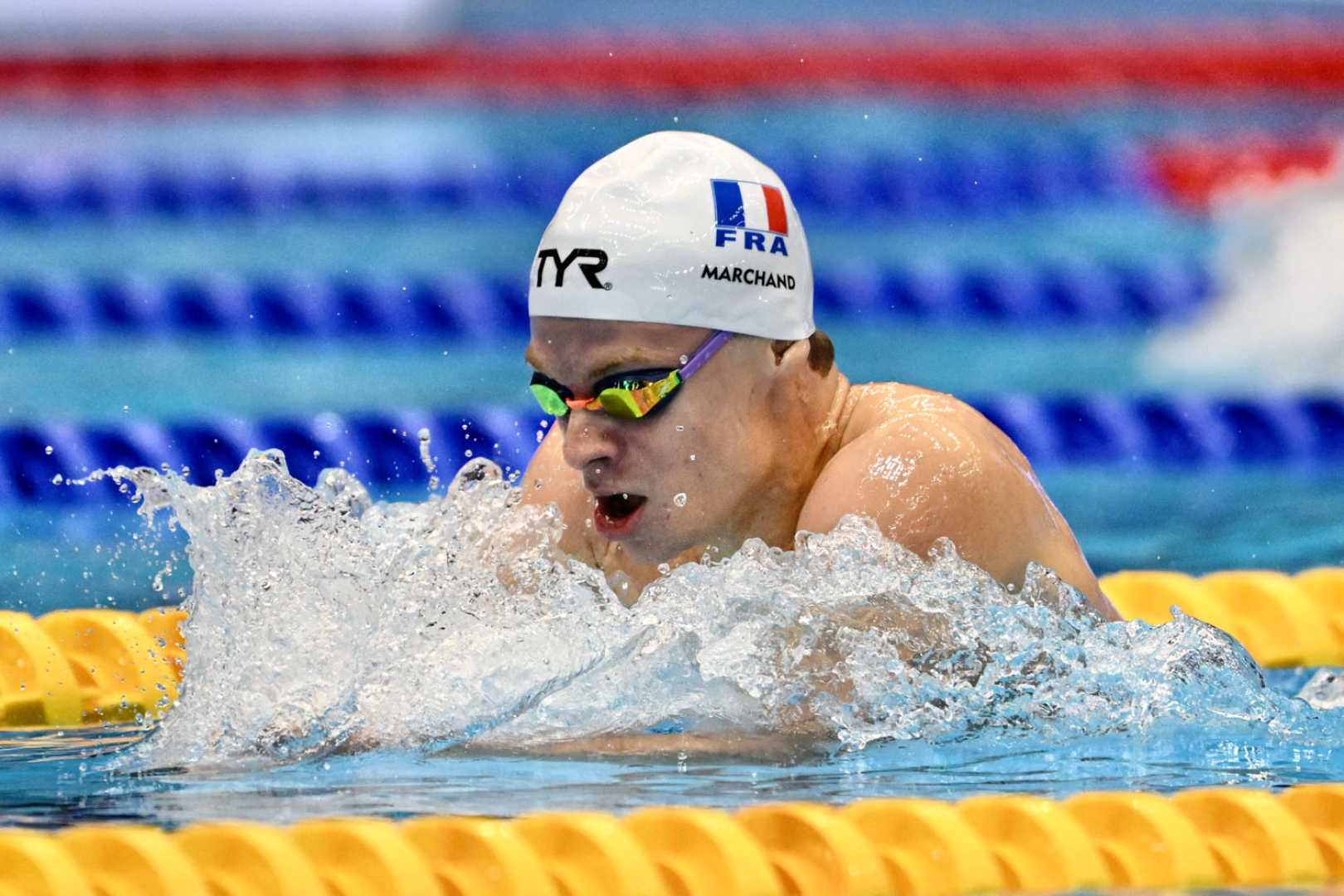 Léon Marchand Swimming World Record