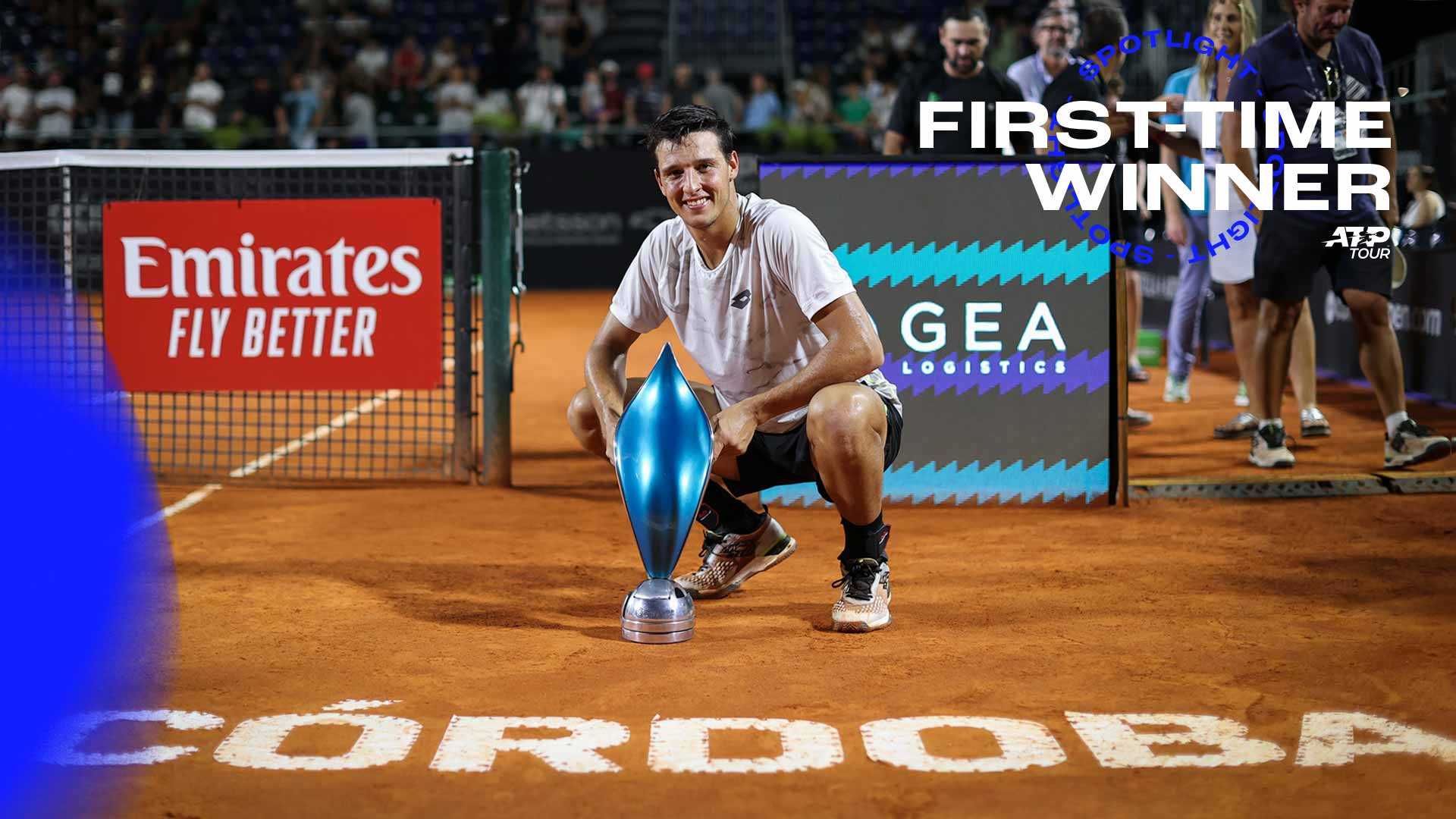 Luciano Darderi Tennis Tournament Victory