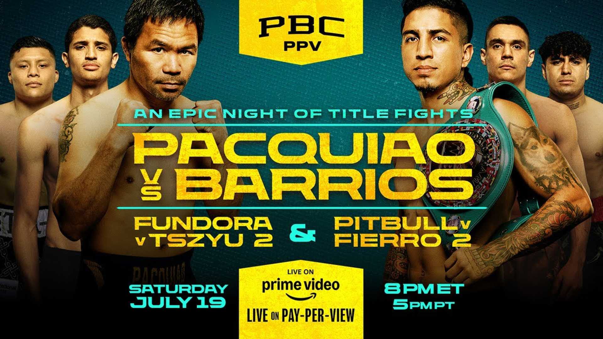 Manny Pacquiao Boxing Match July 2025