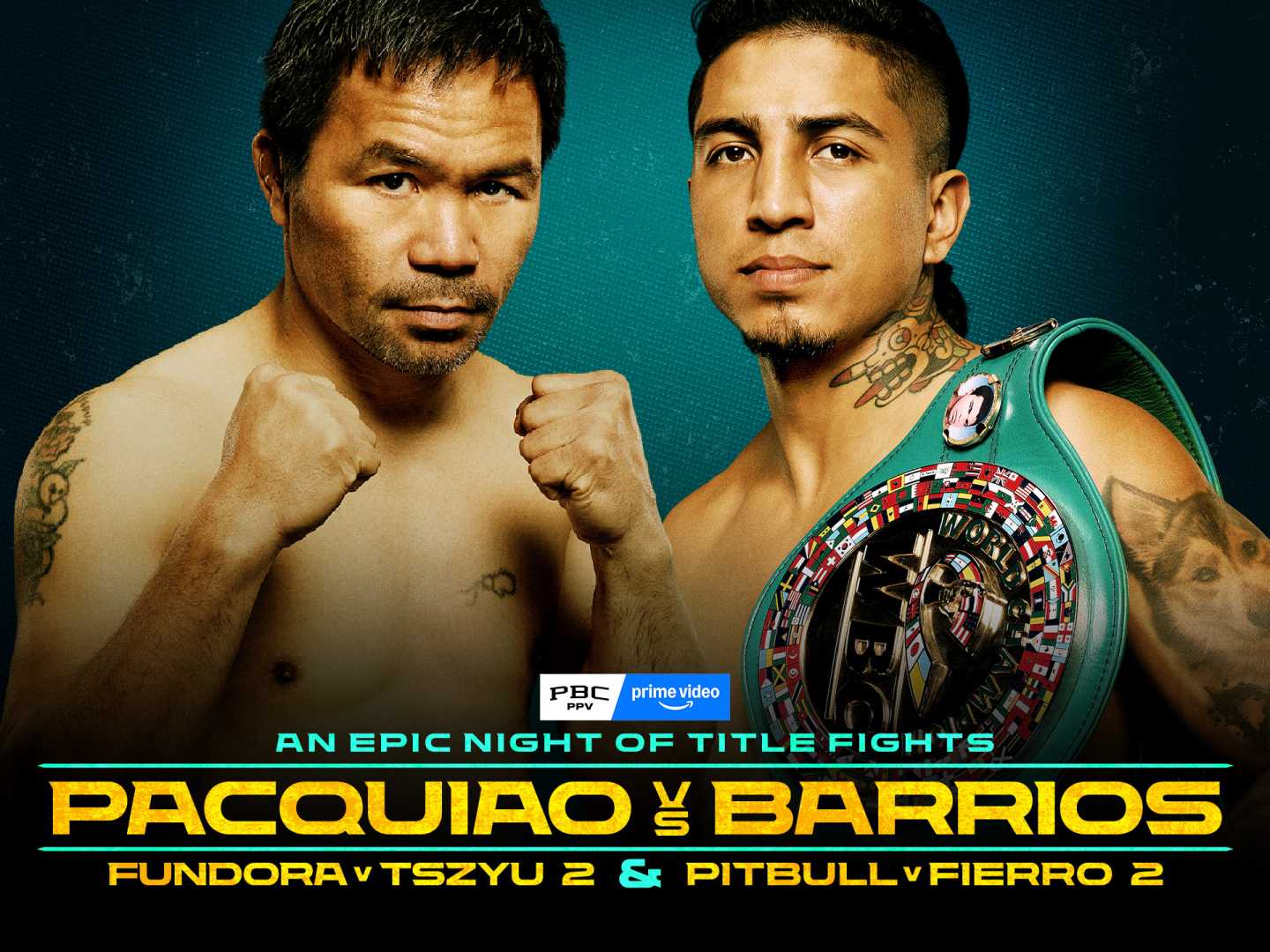 Manny Pacquiao Mario Barrios Boxing Fight