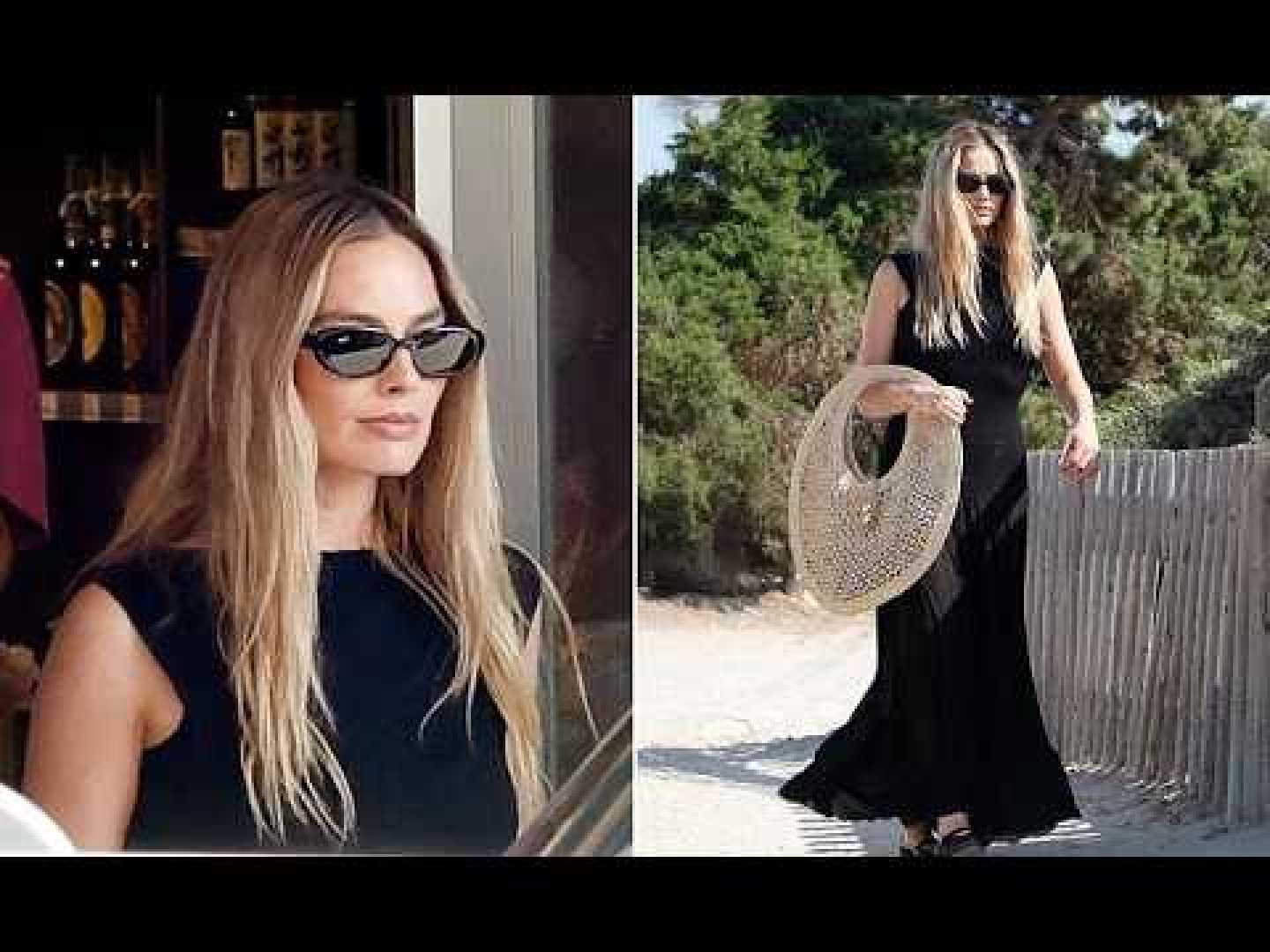 Margot Robbie Beach Goth Style Ibiza