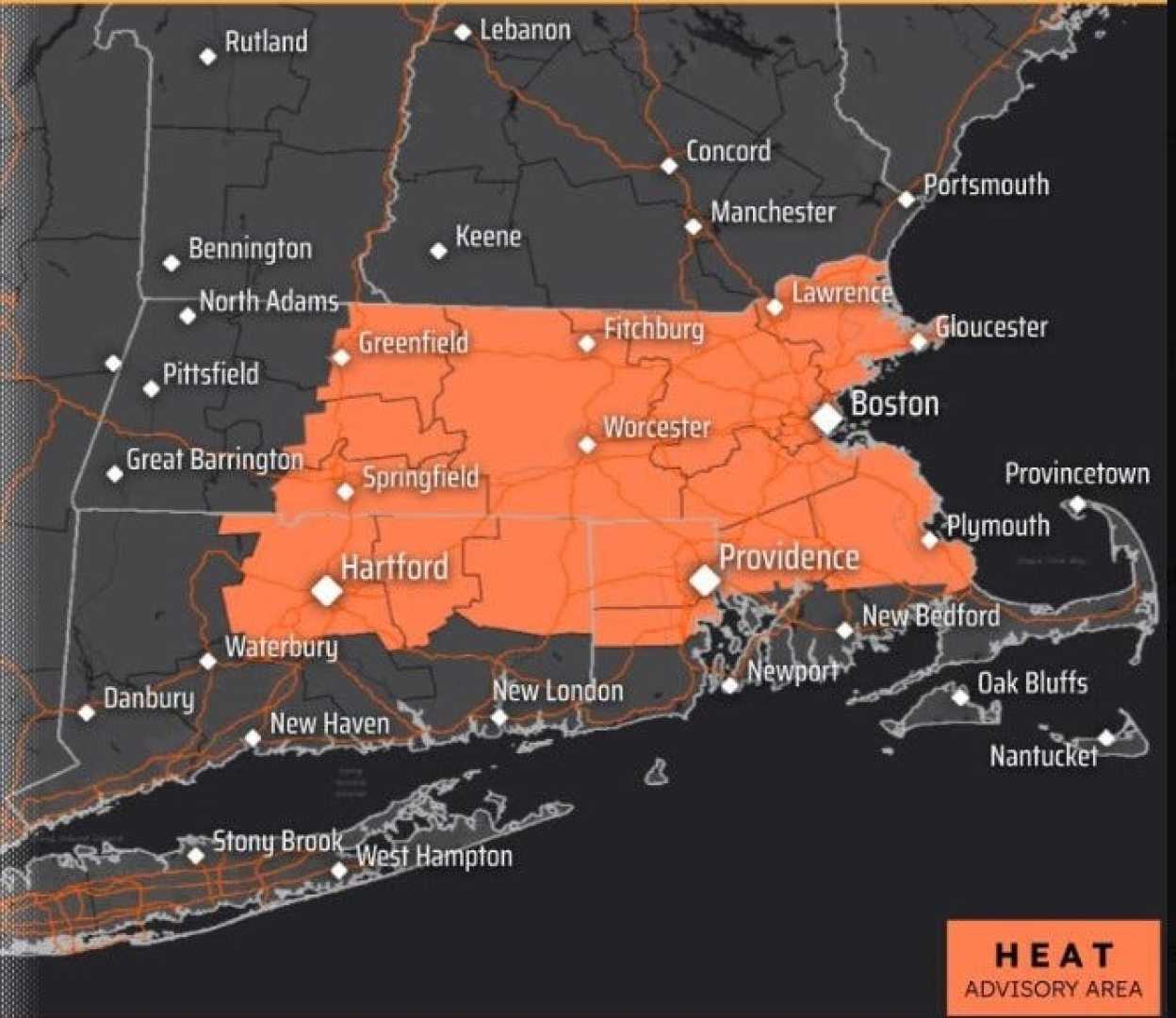 Massachusetts Flash Flood Storm Warning