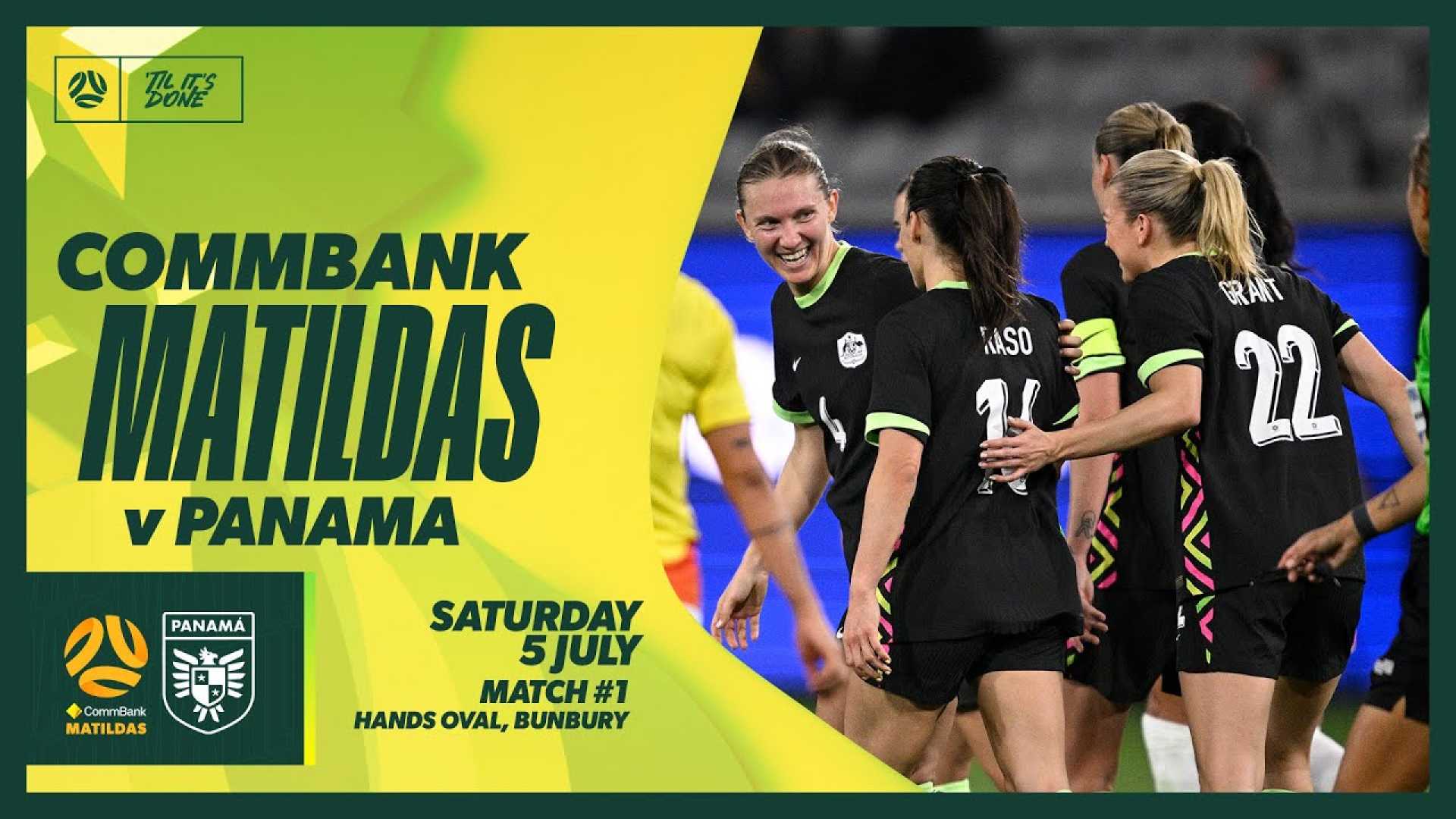 Matildas Vs Panama Women's Football Match