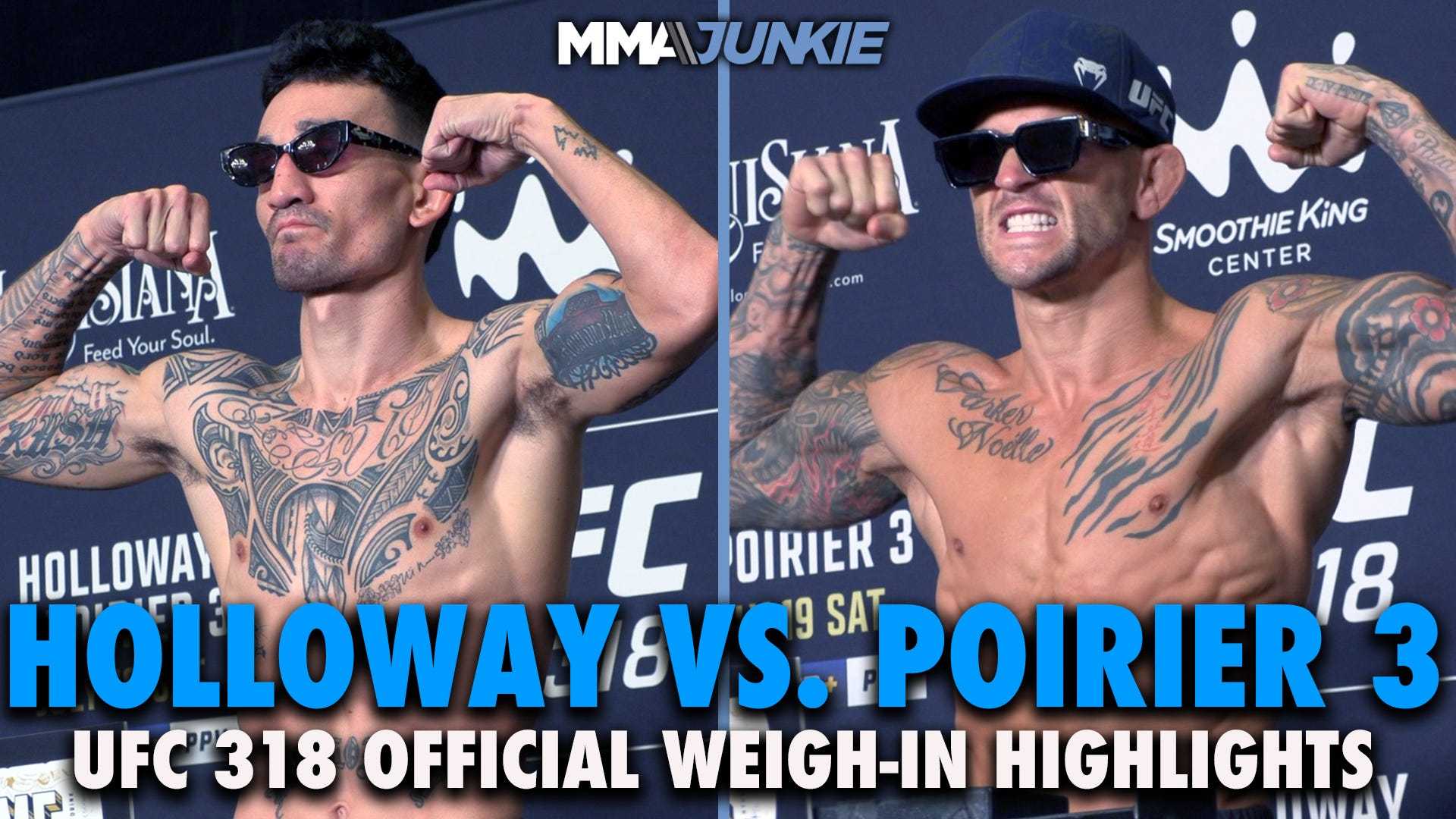 Max Holloway Dustin Poirier Ufc 318