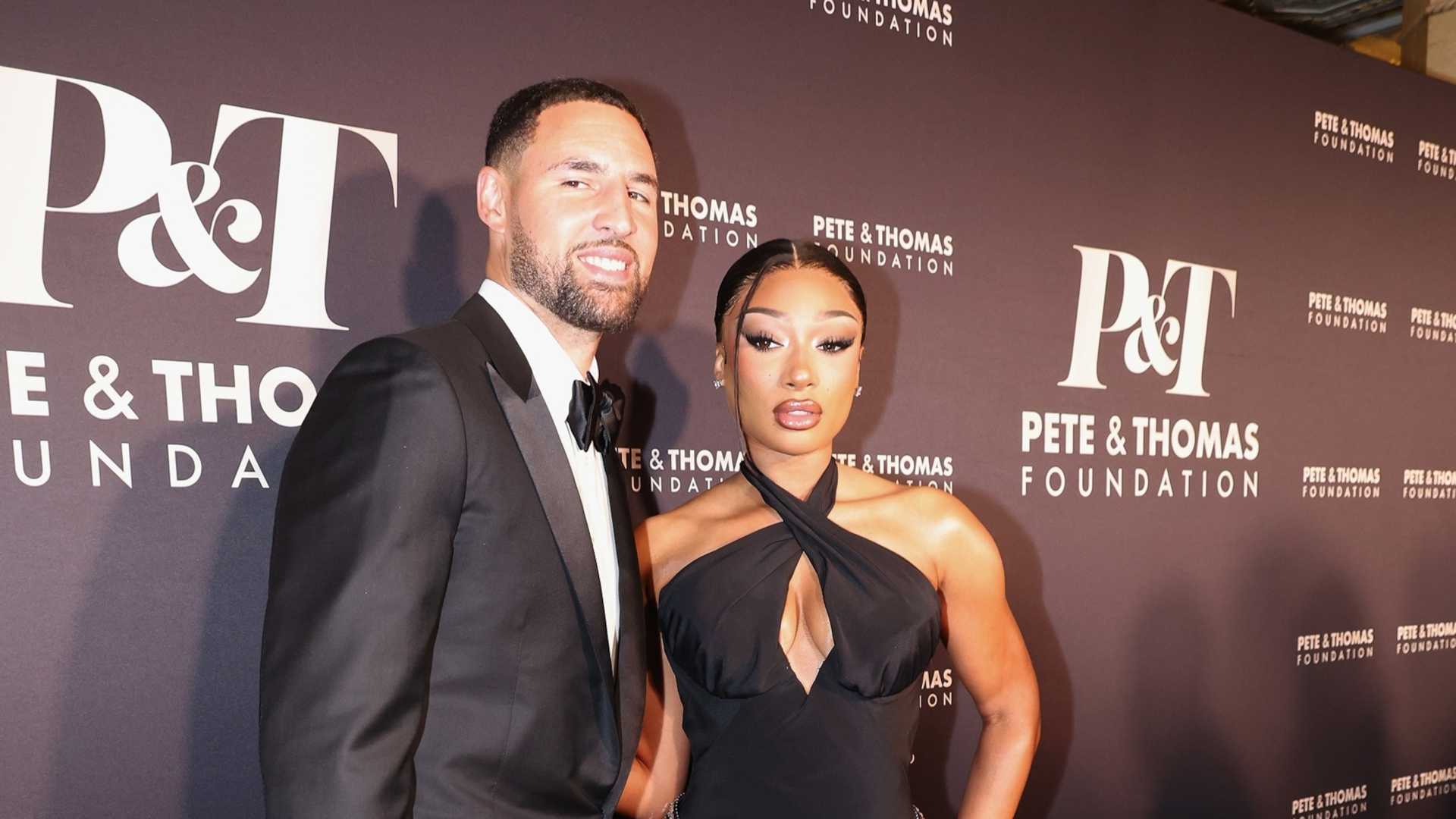 Megan Thee Stallion Klay Thompson Red Carpet