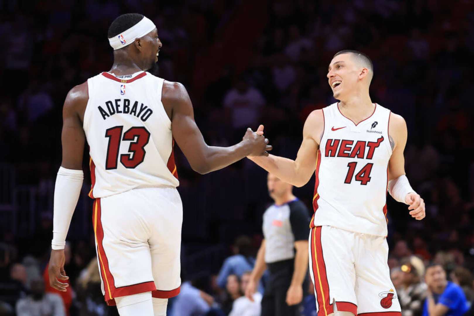 Miami Heat Tyler Herro Bam Adebayo