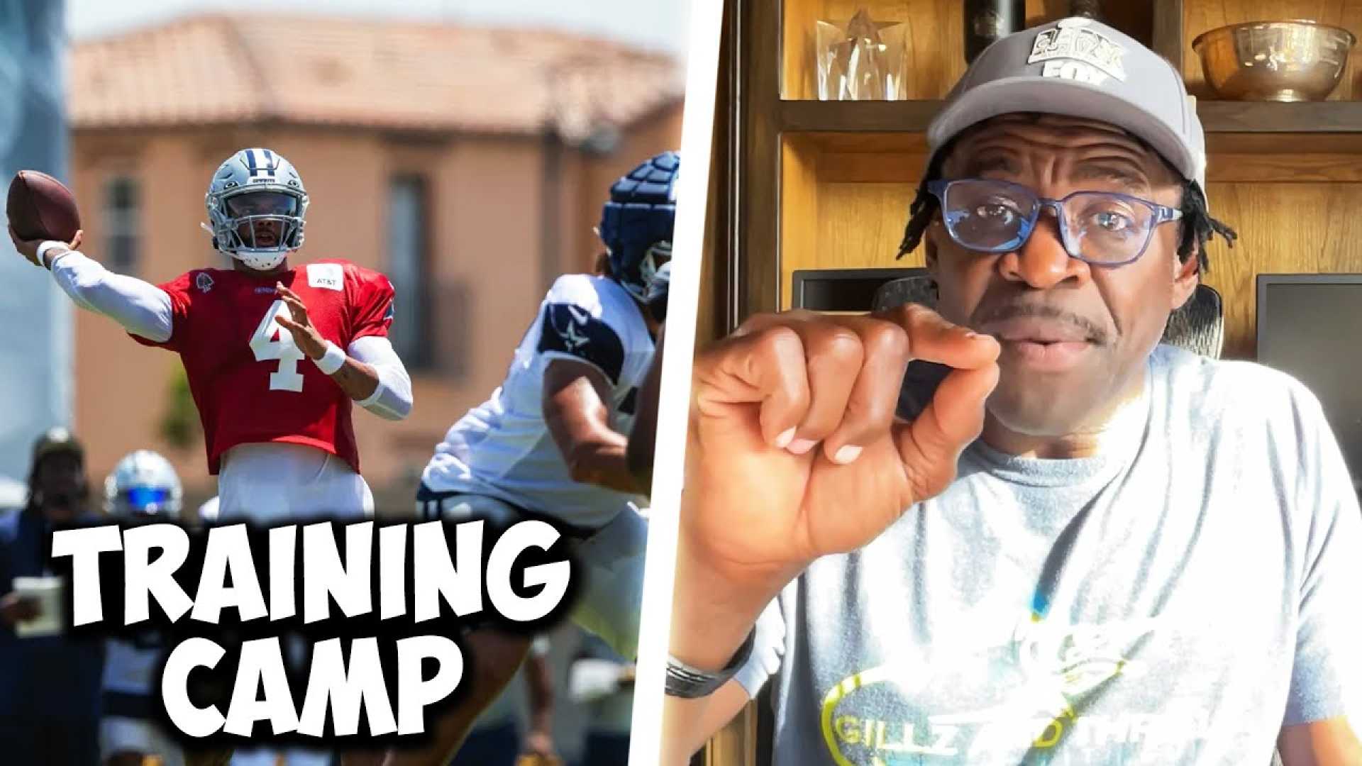 Michael Irvin Dallas Cowboys Training Camp