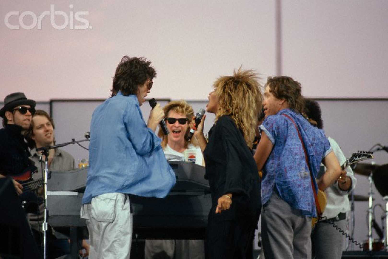 Mick Jagger Tina Turner Live Aid Rehearsal
