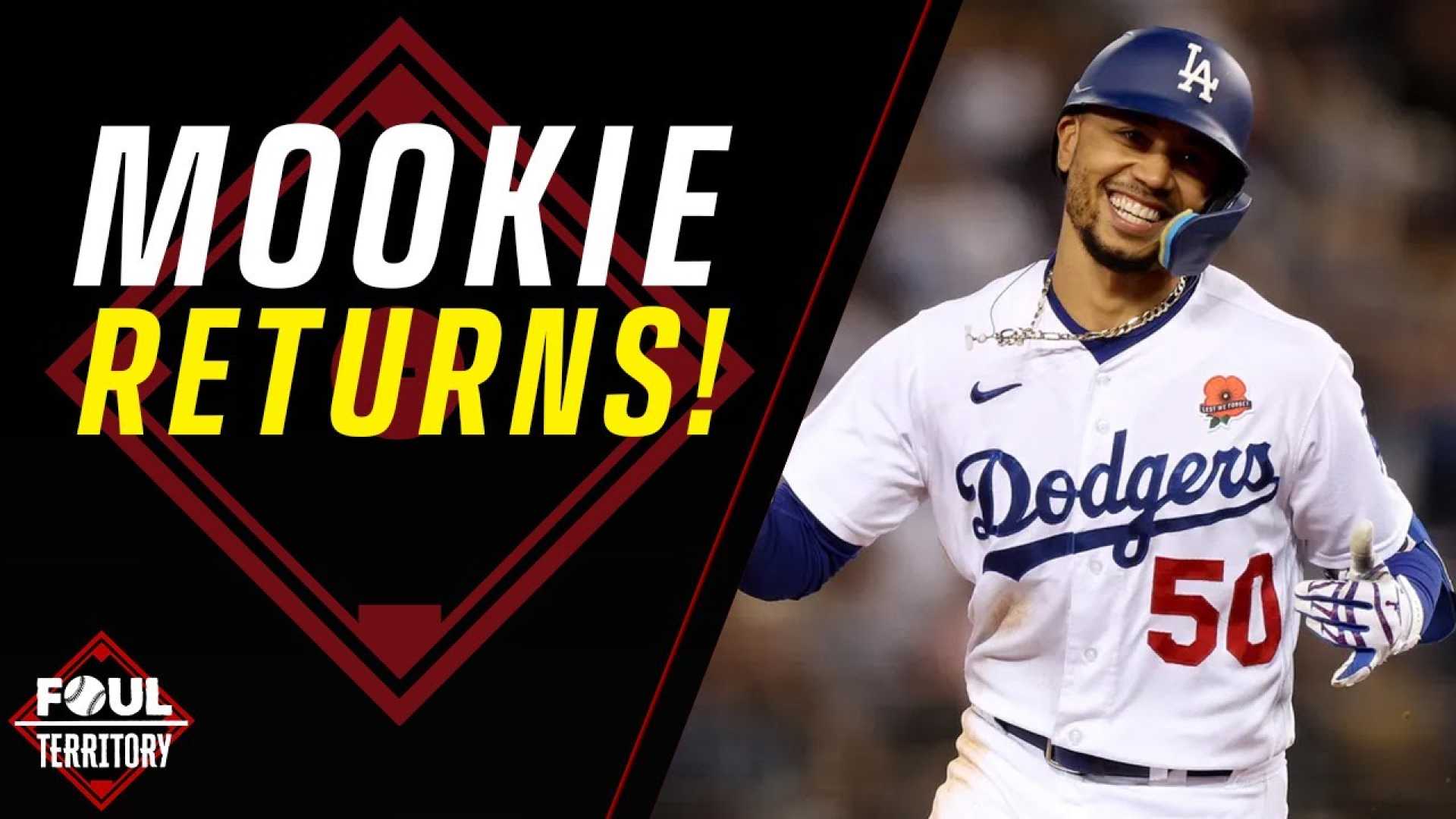 Mookie Betts Baseball Action Return