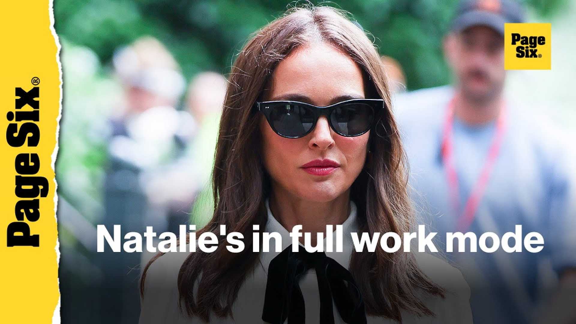 Natalie Portman Filming Good Sex In New York