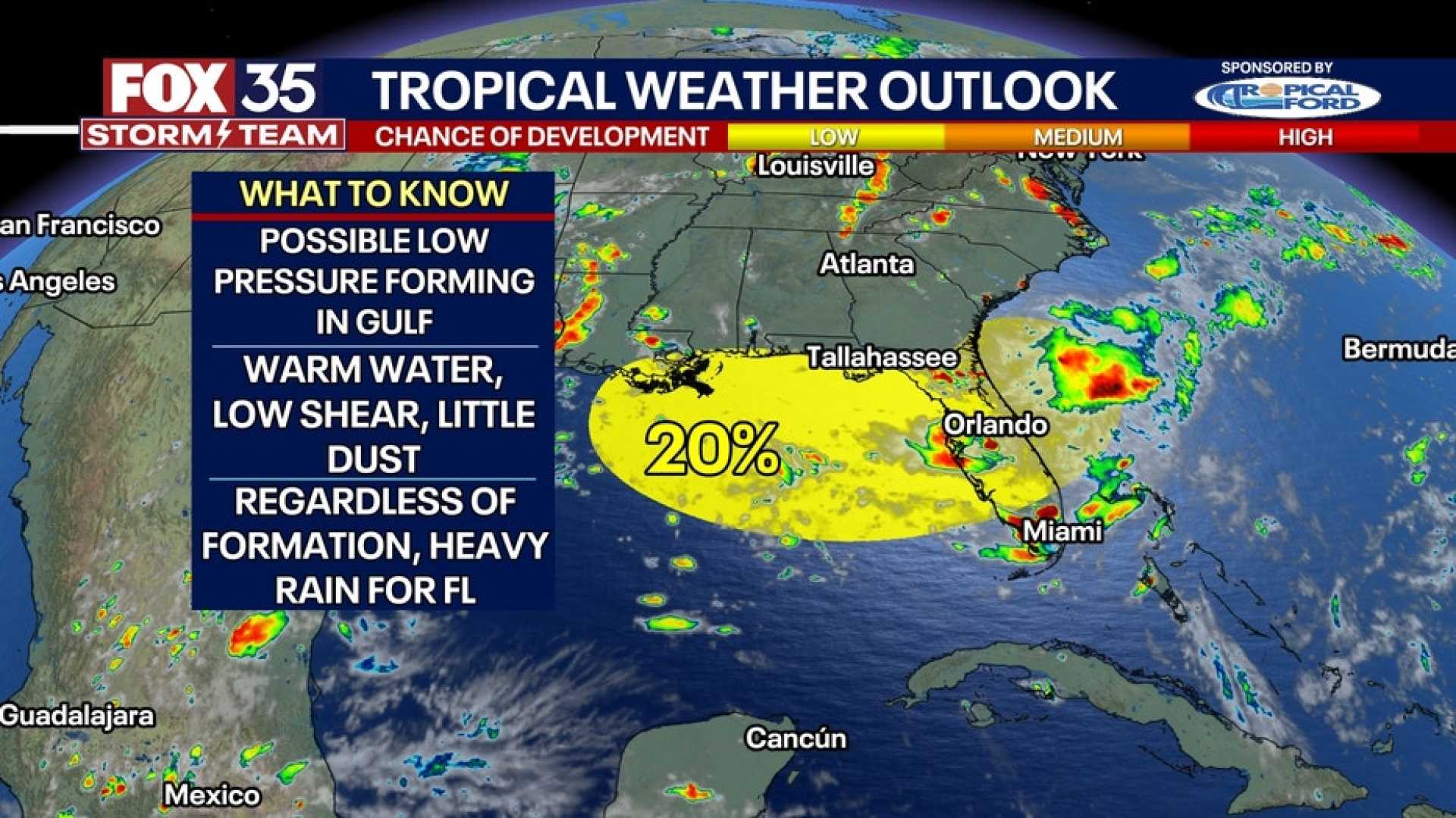 National Hurricane Center Florida Tropical Development