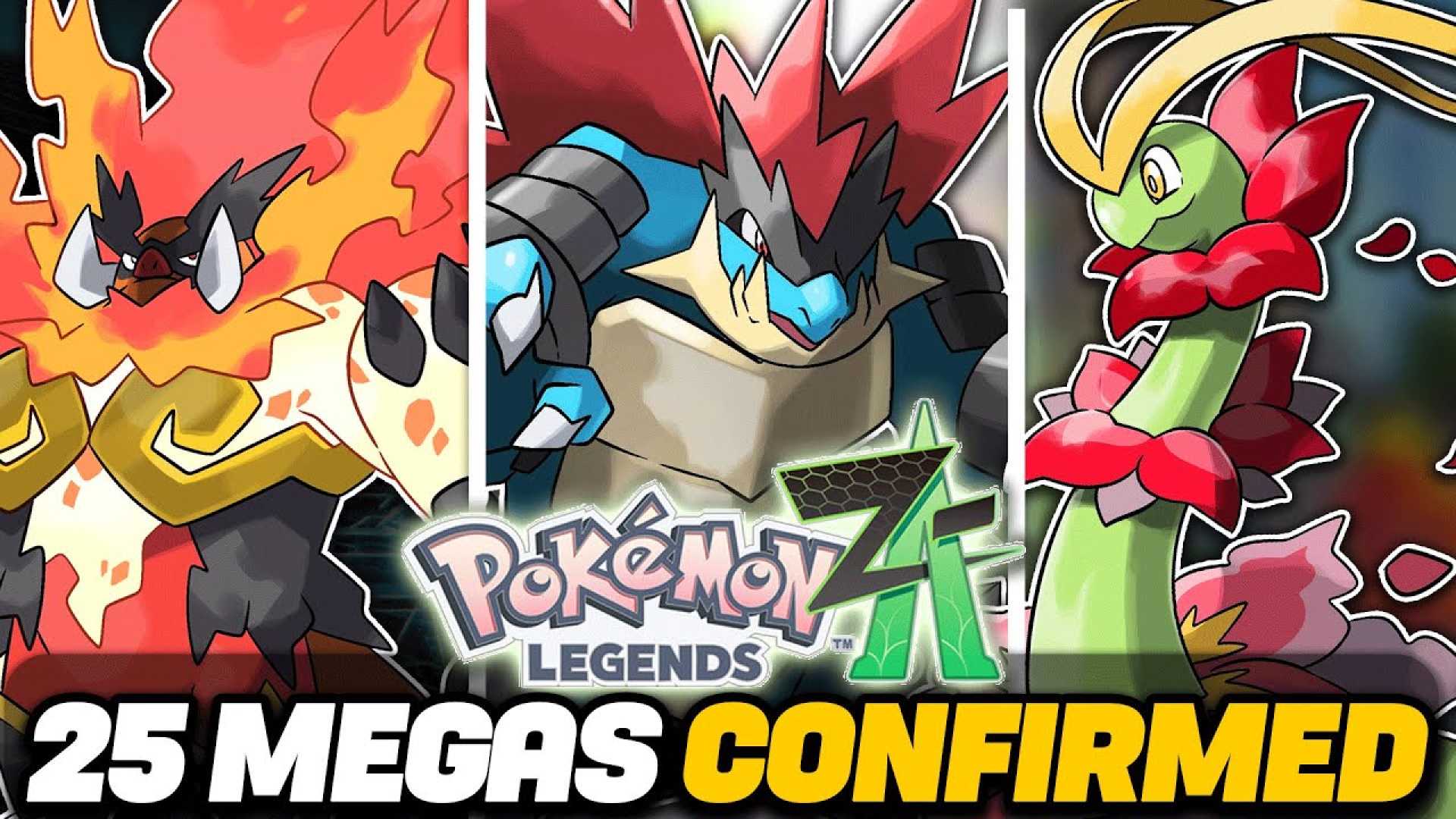 New Mega Pokémon Pokémon Legends Z A