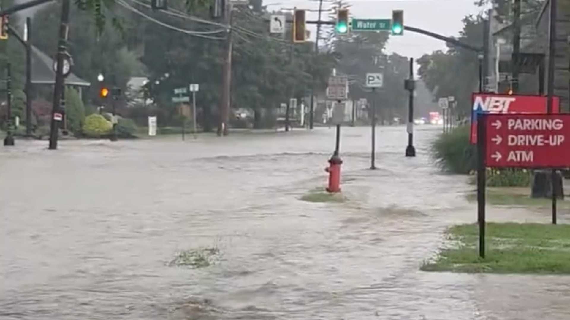 Newark Valley Flood Warning
