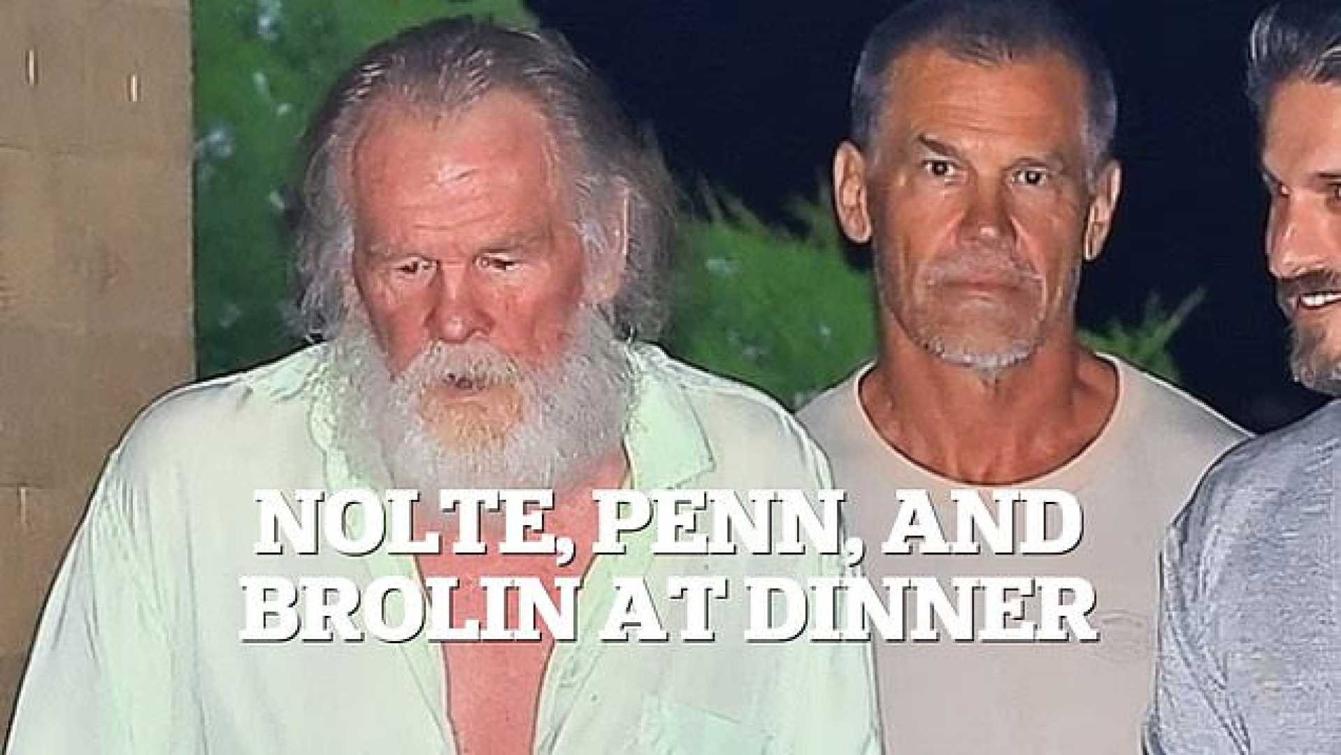 Nick Nolte Actors Dinner Malibu