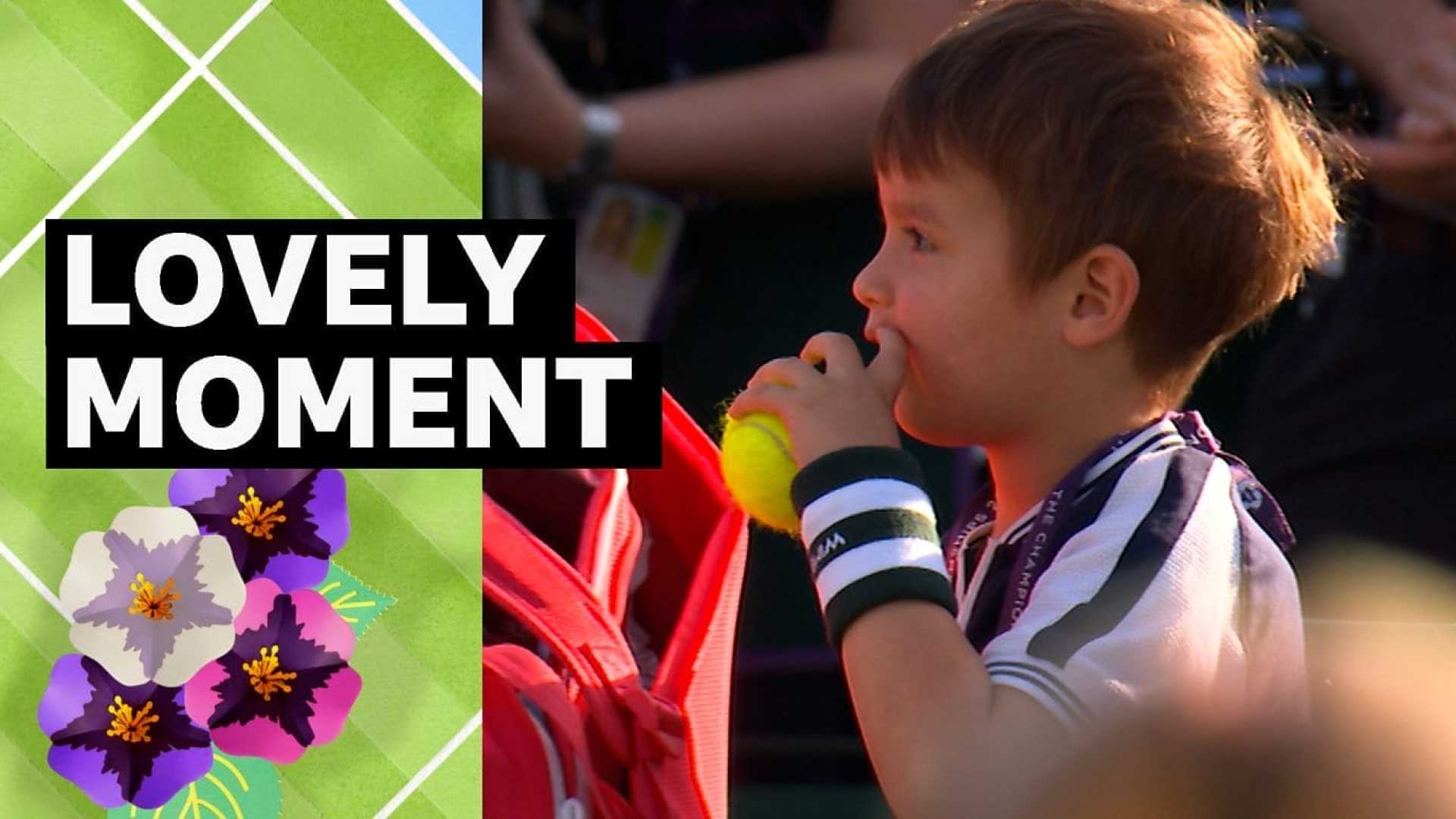 Nicolas Jarry Wimbledon Celebration With Son