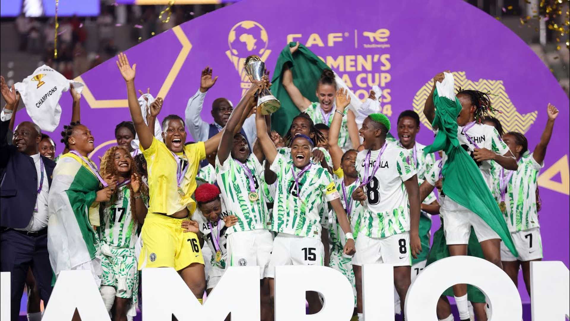 Nigeria Wafcon Champions Celebration