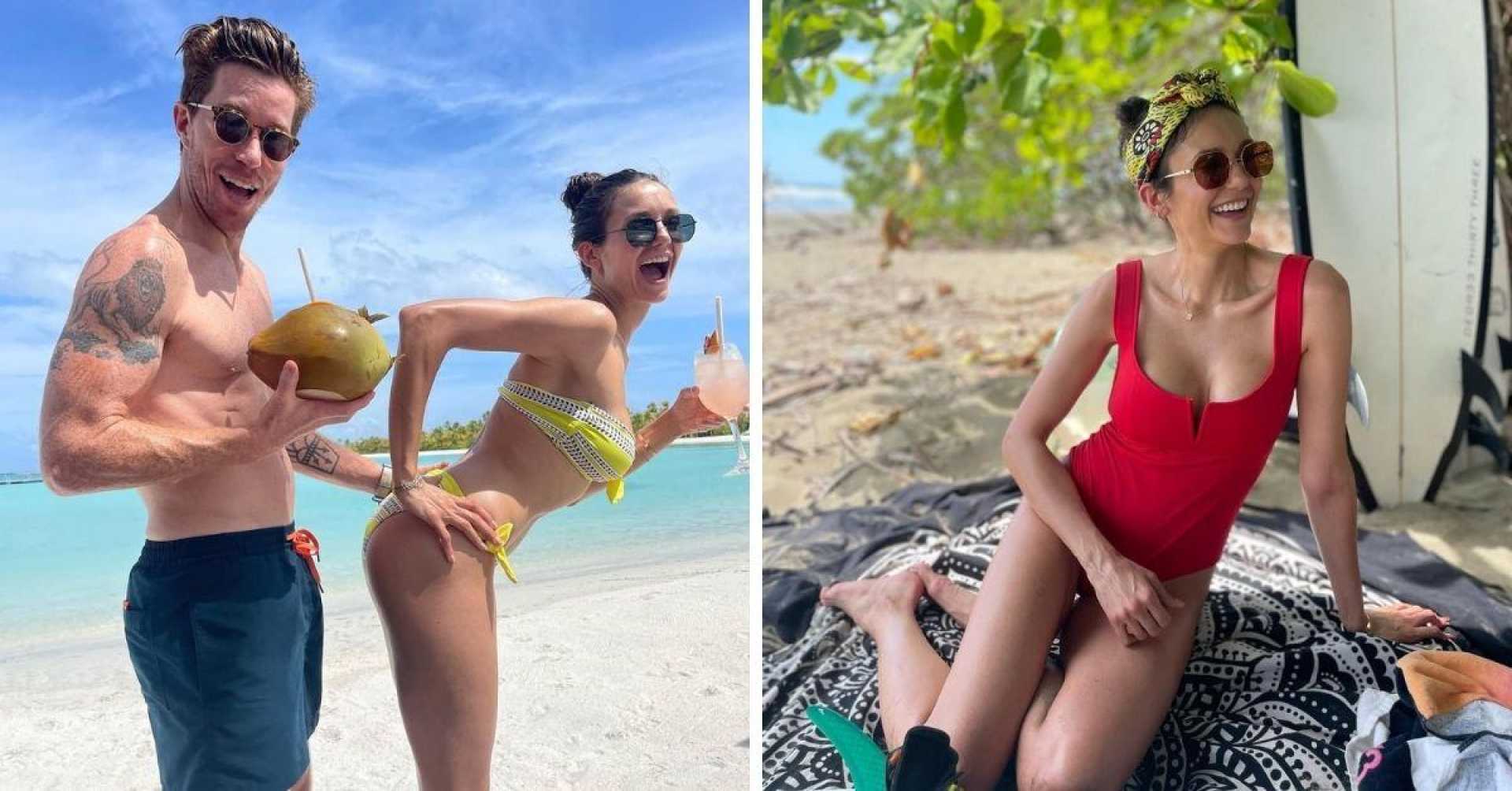 Nina Dobrev Red Bikini Engagement News
