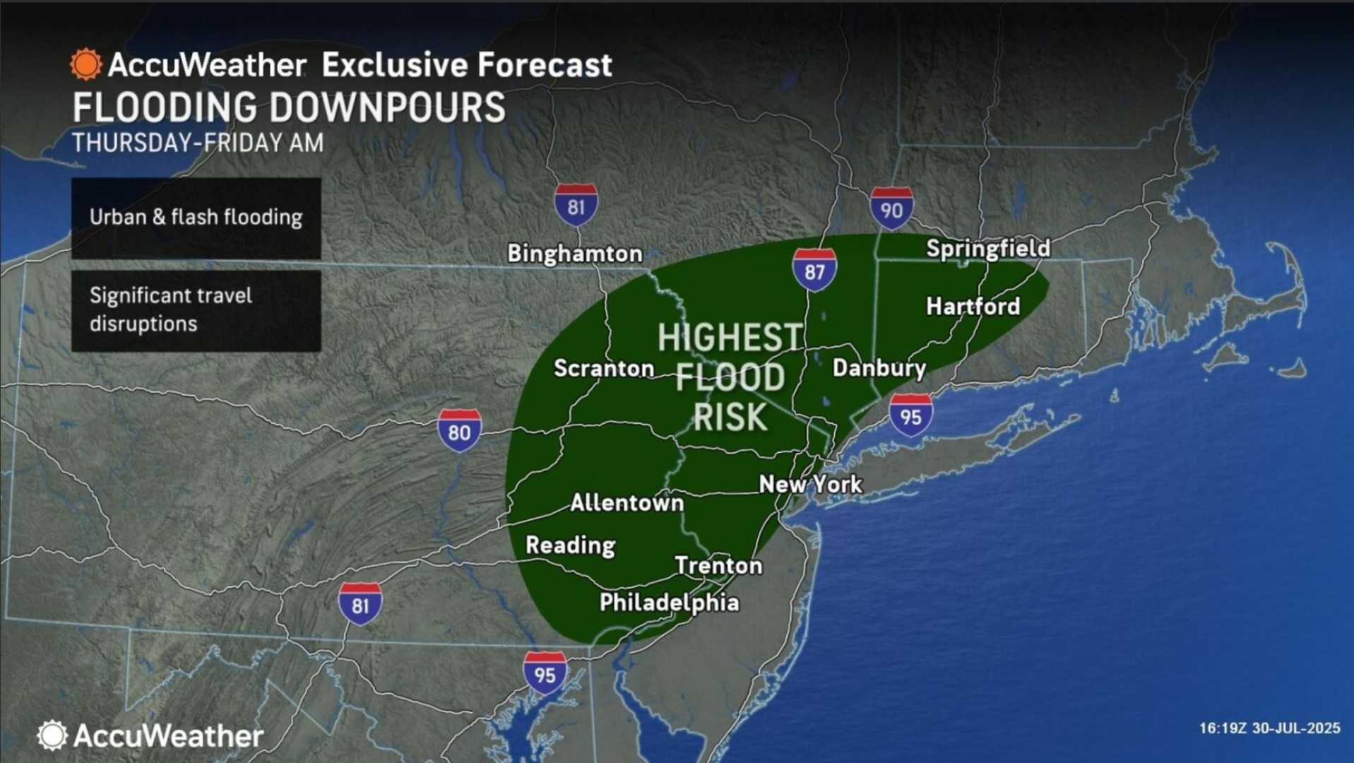 Northeast Flooding Weather Forecast
