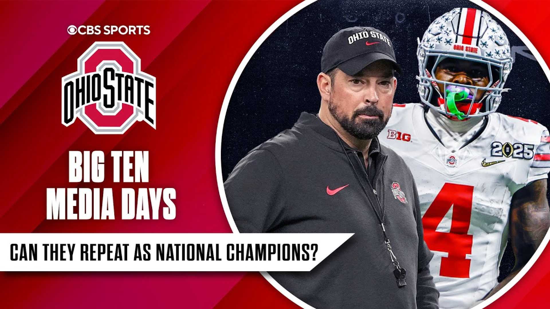 Ohio State Football Team Big Ten Media Days