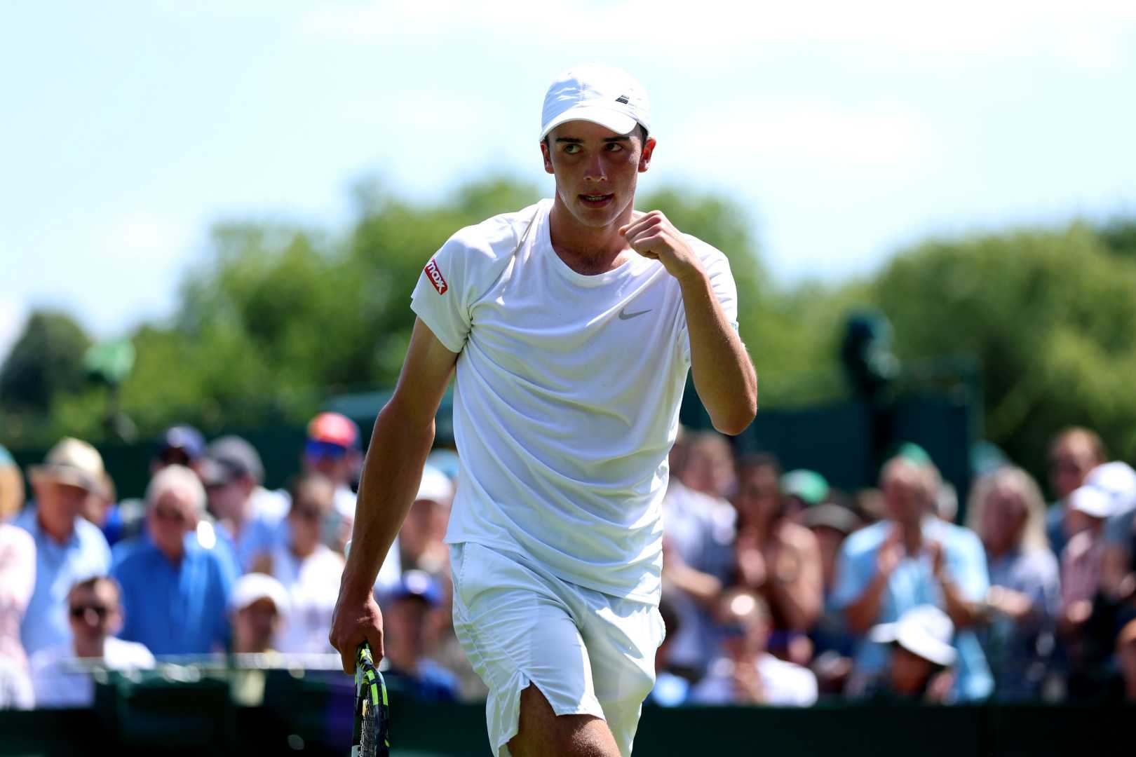 Ollie Tarvet Wimbledon Tennis Match