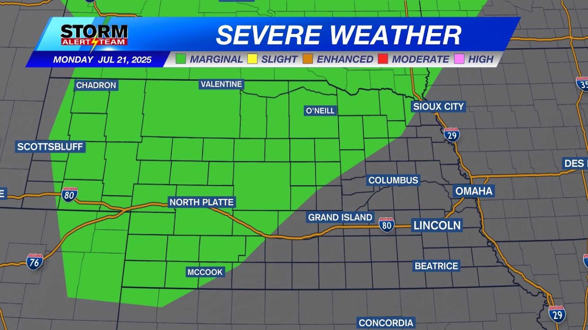 Omaha Severe Weather Alerts July 2025
