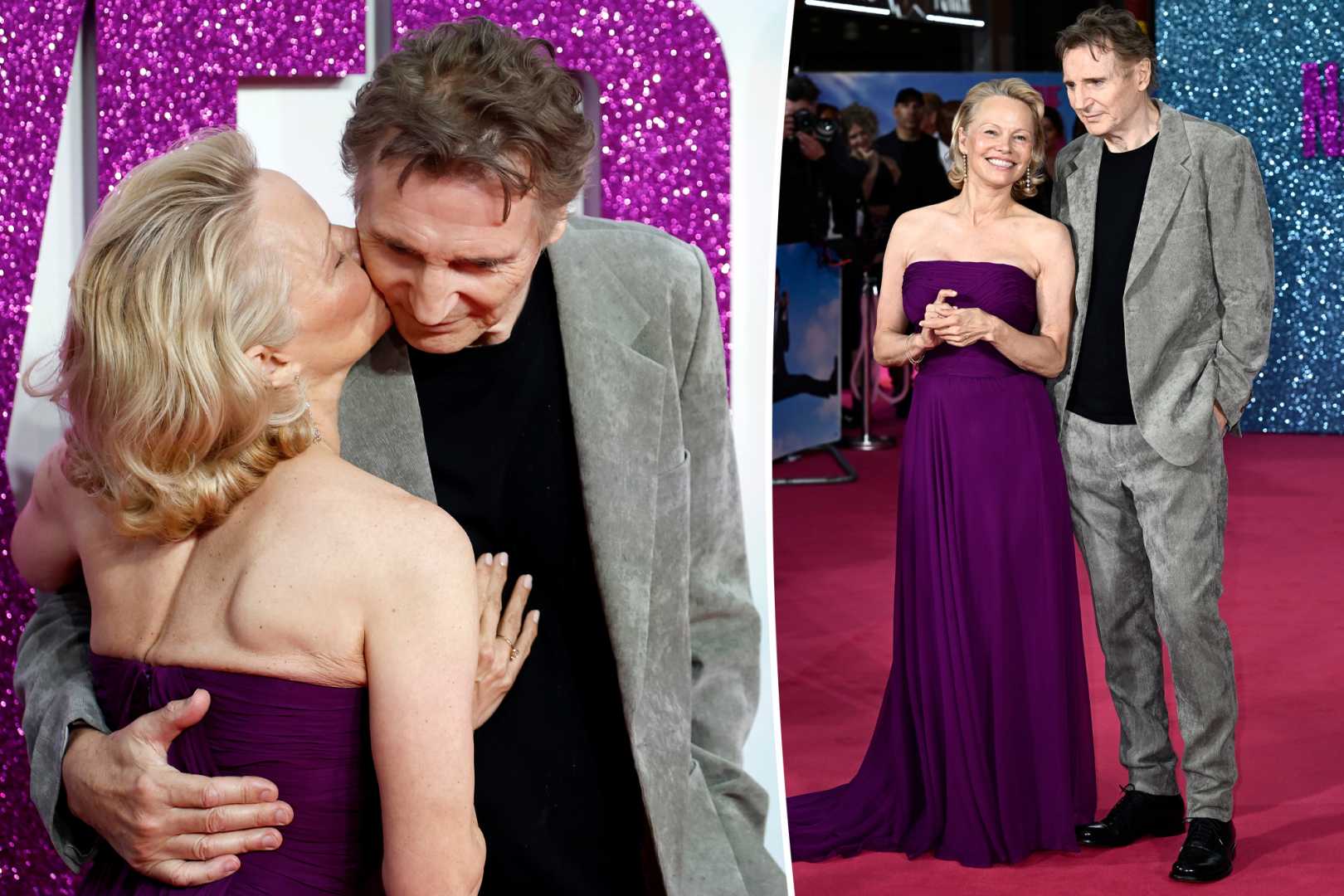 Pamela Anderson Liam Neeson Premiere The Naked Gun