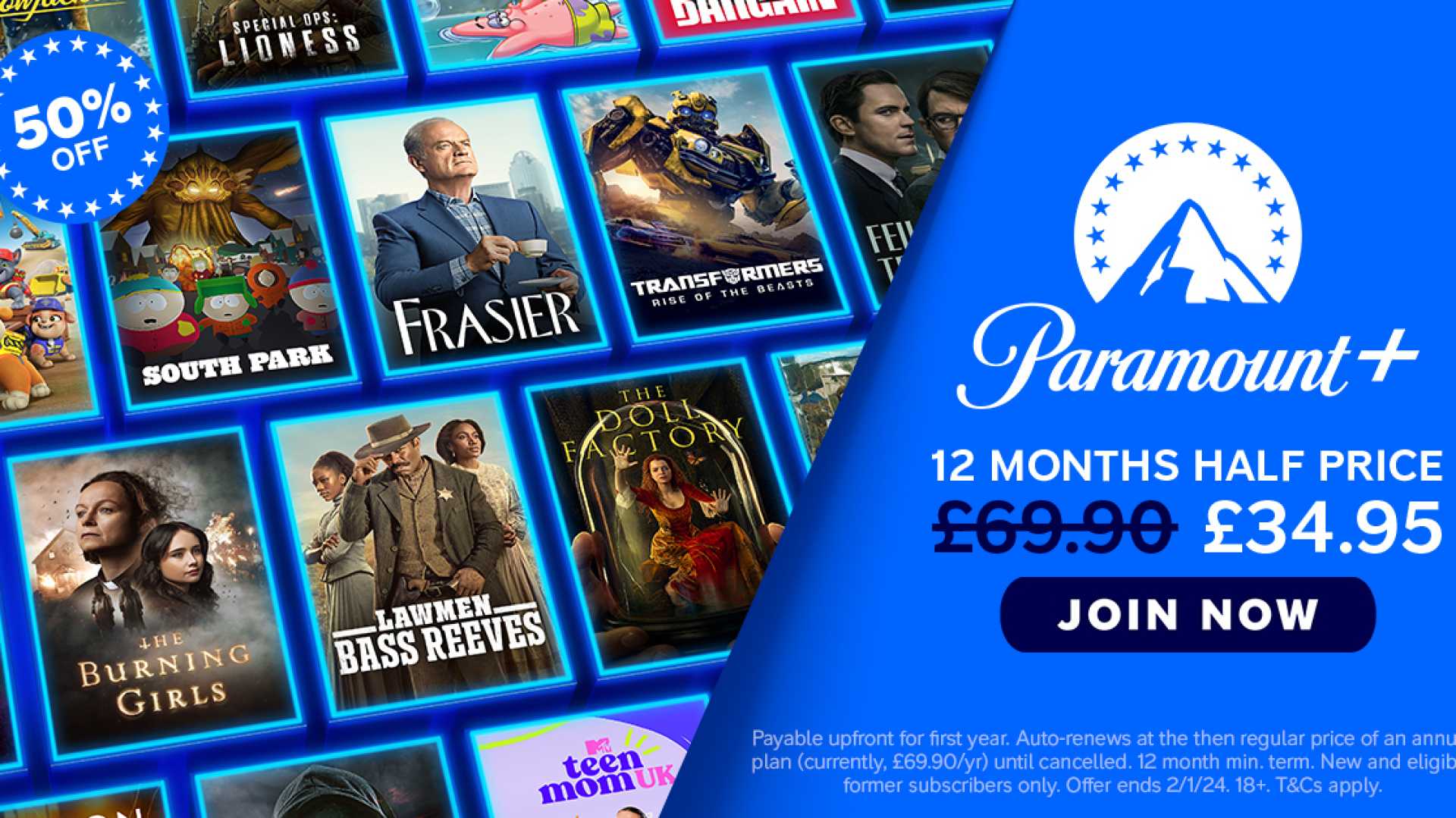 Paramount Plus Streaming Service Promotion