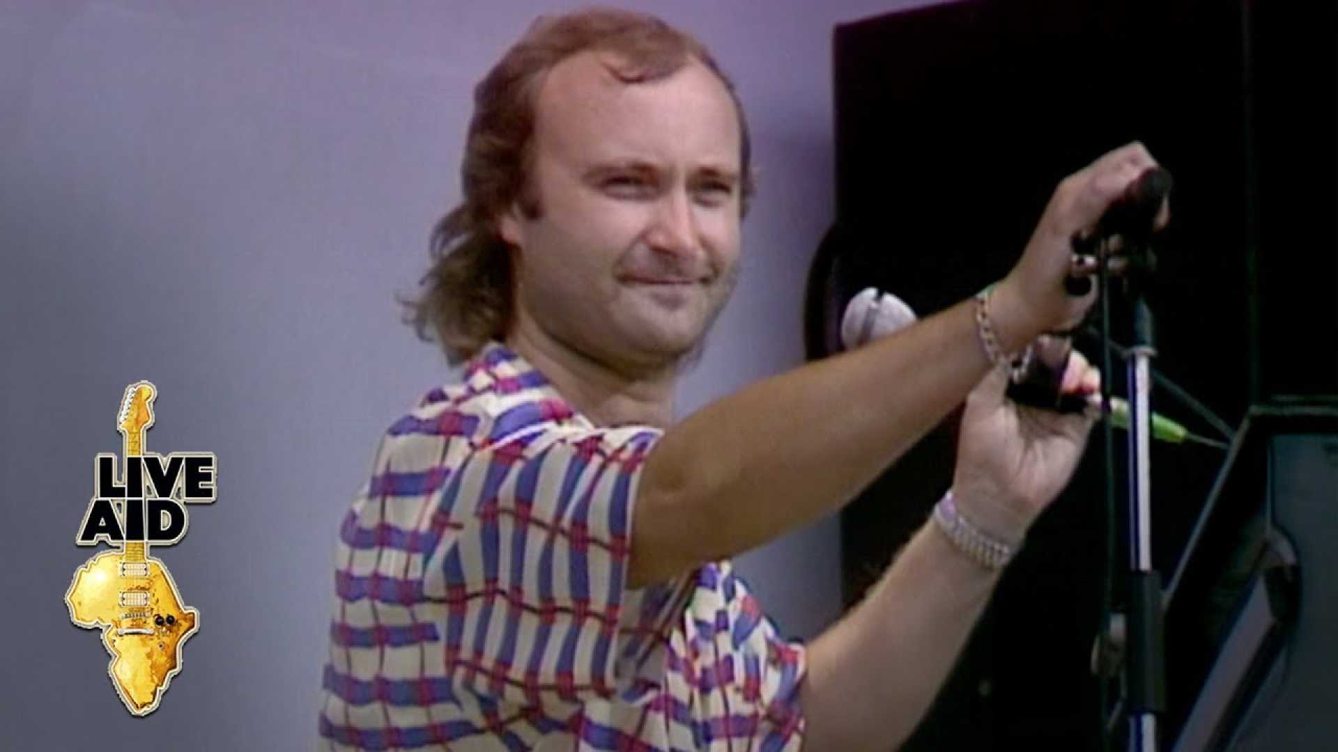 Phil Collins Live Aid Performance